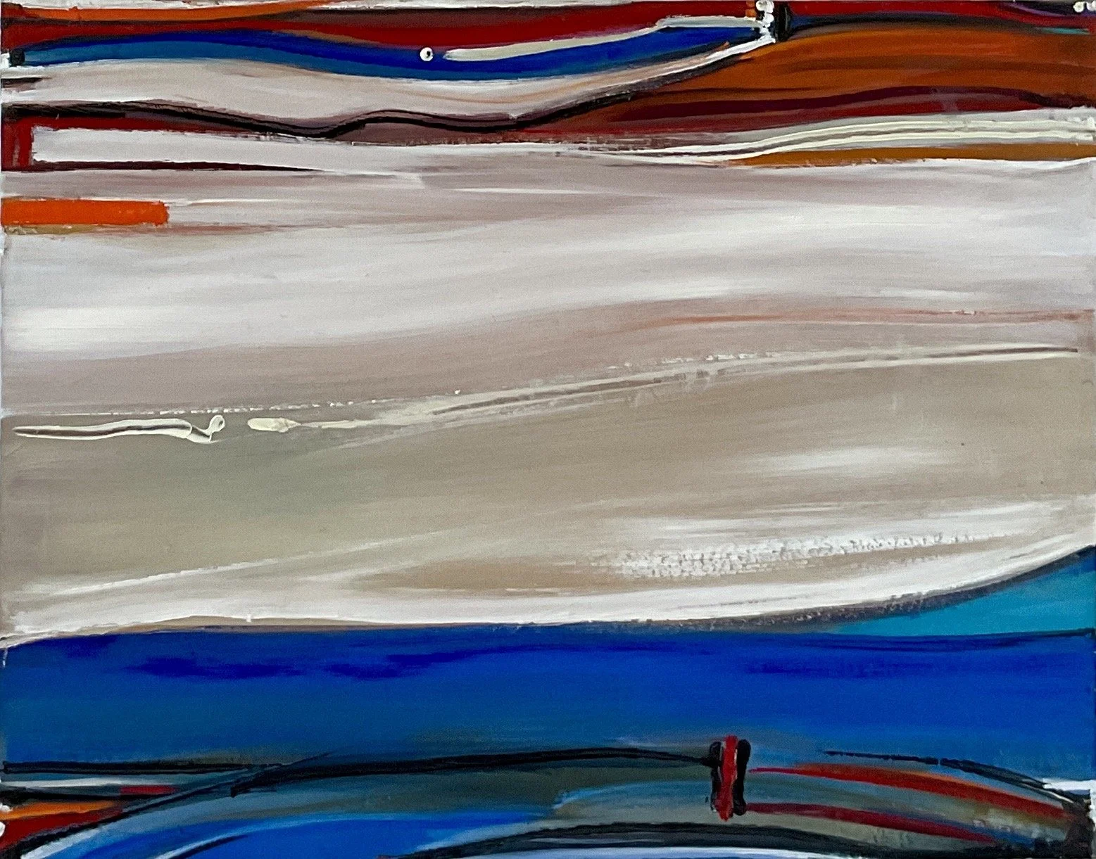 Peaceful Being #3 oilc 2026 22x28x1.5in