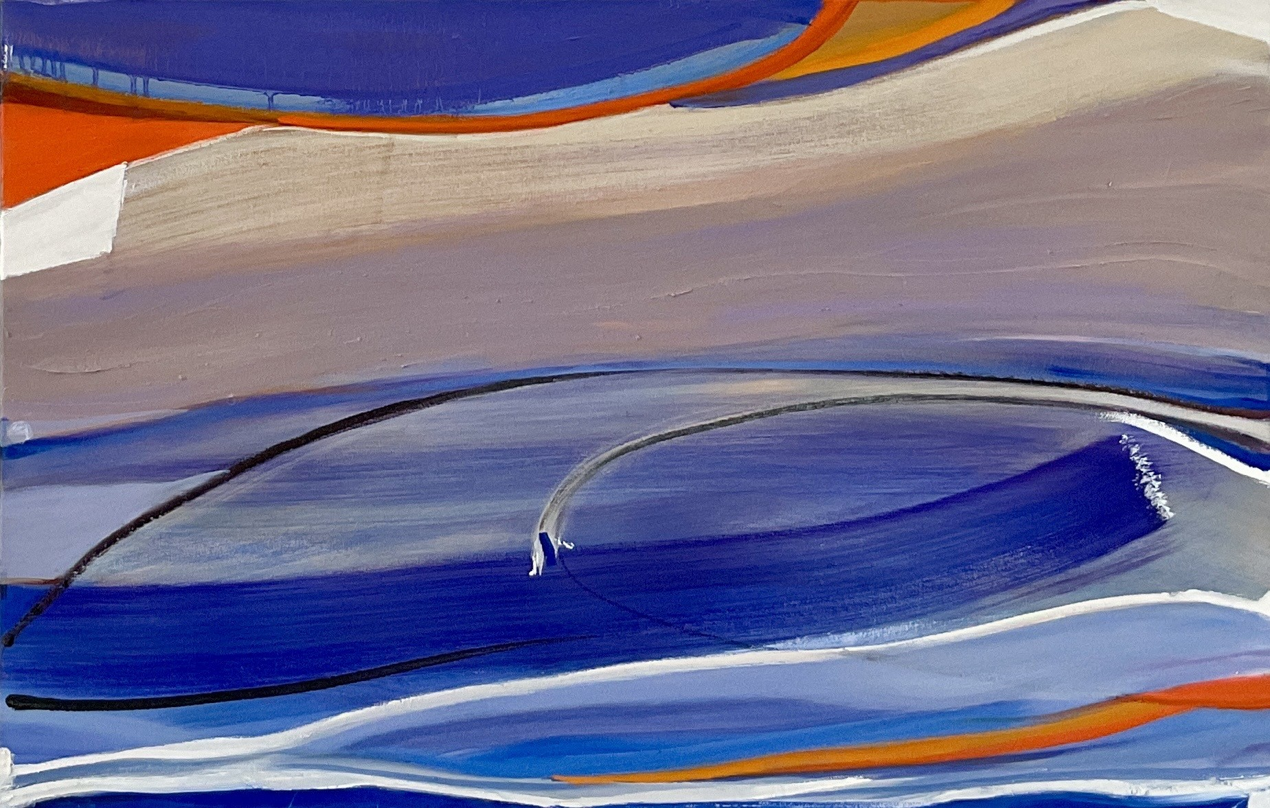The Joy Of Being oilc 2025 23x36x1.5in
