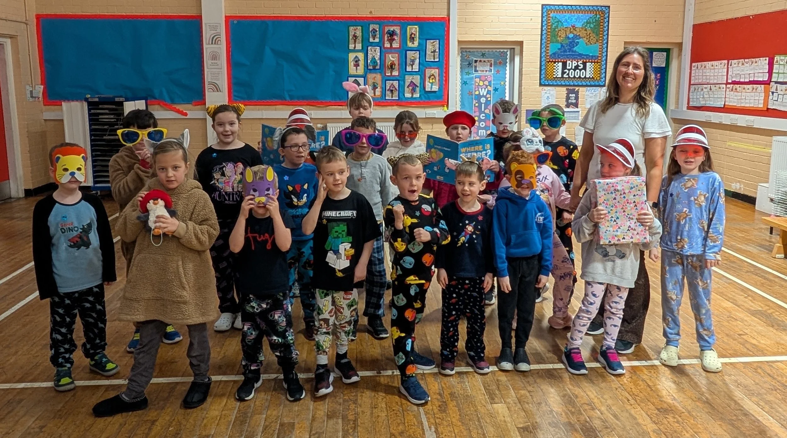 Children's Author and Illustrator Emma Clarke leading a workshop.