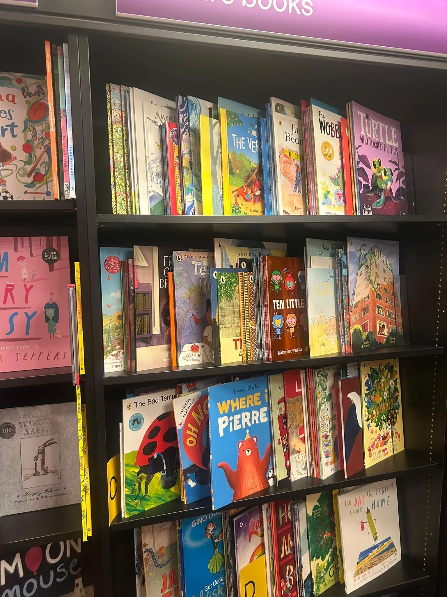 'Where is Pierre?' in Waterstones.