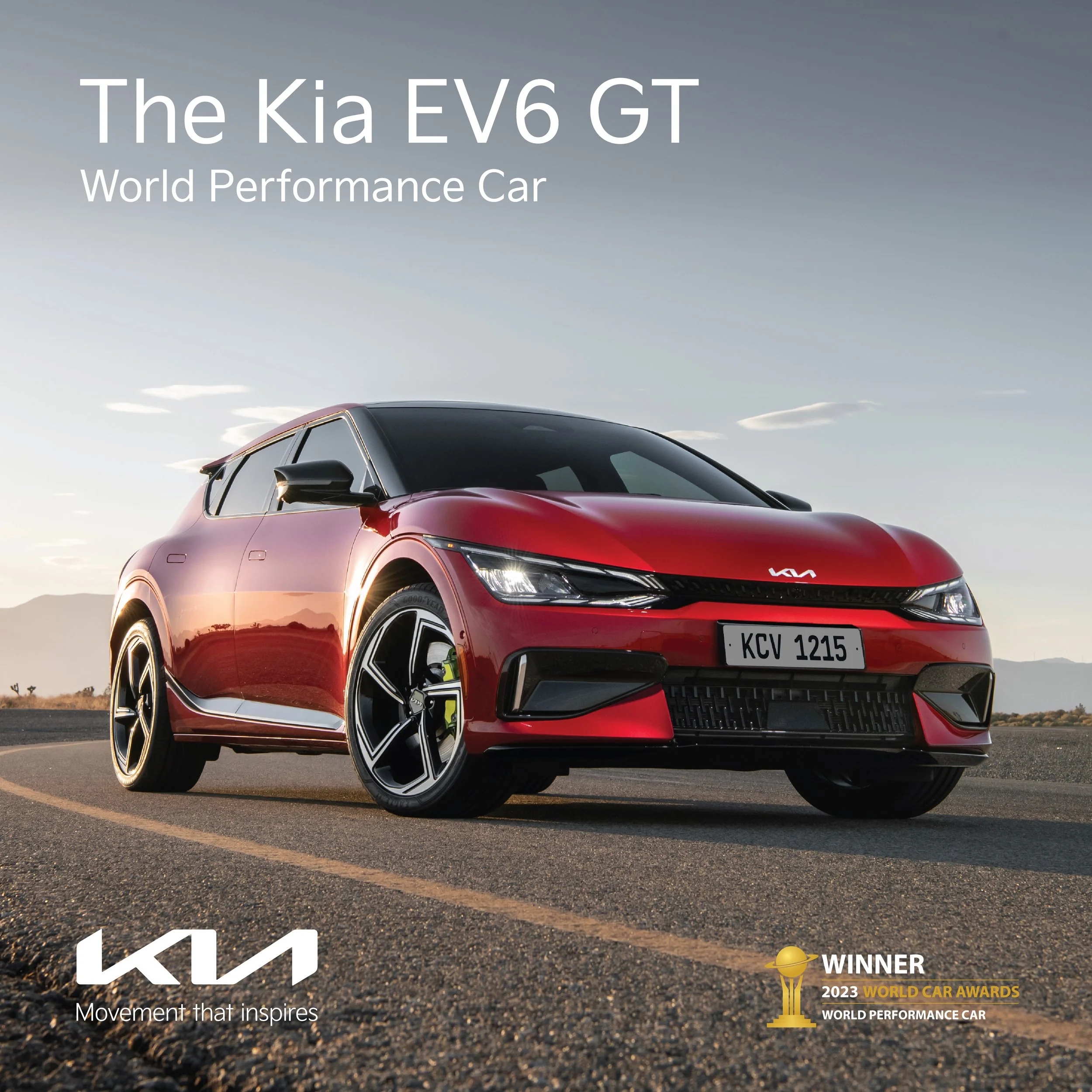 Kia EV6 GT Crowned World Performance Car of the Year 2023