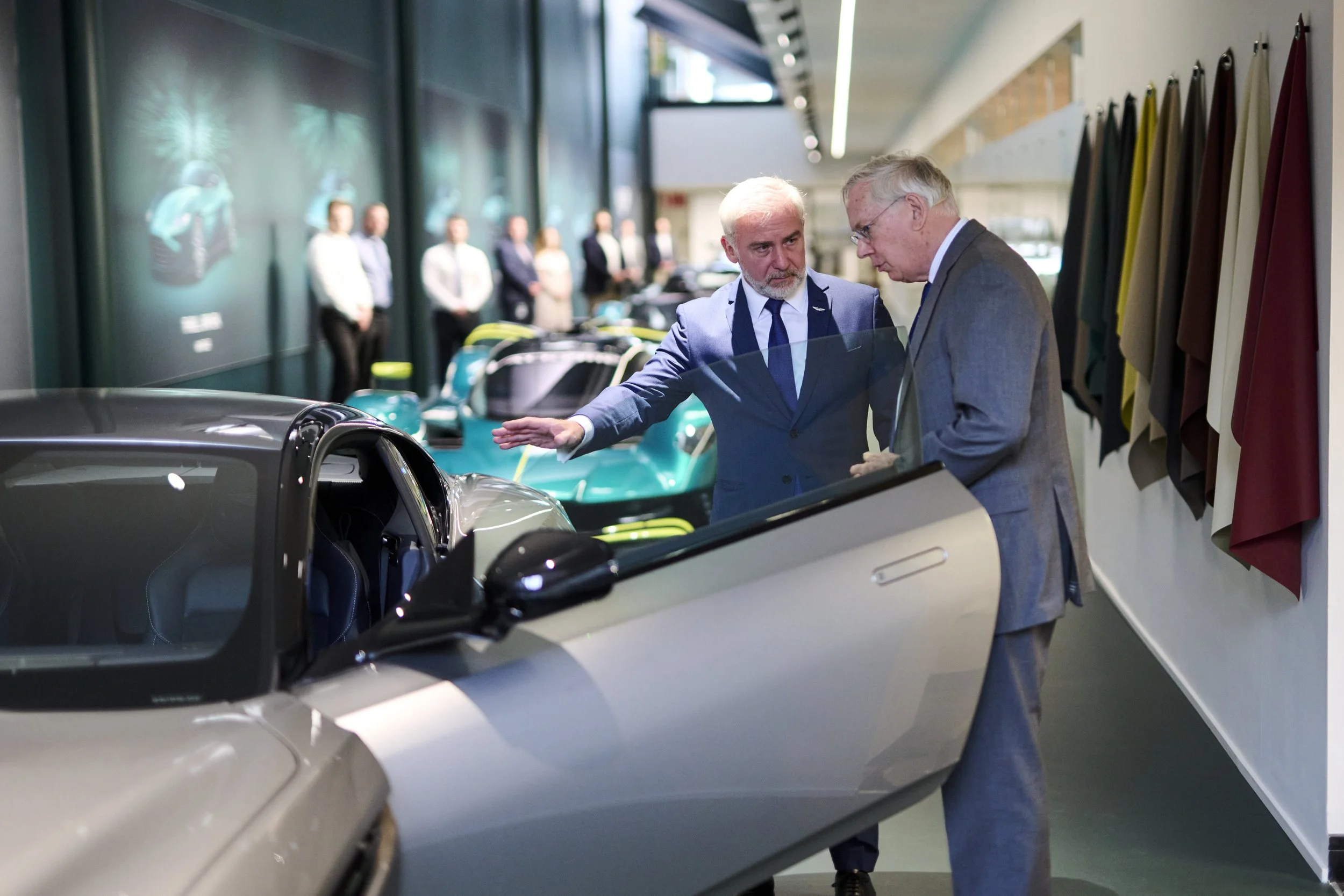 HRH The Duke of Gloucester Visits Aston Martin’s Warwickshire HQ