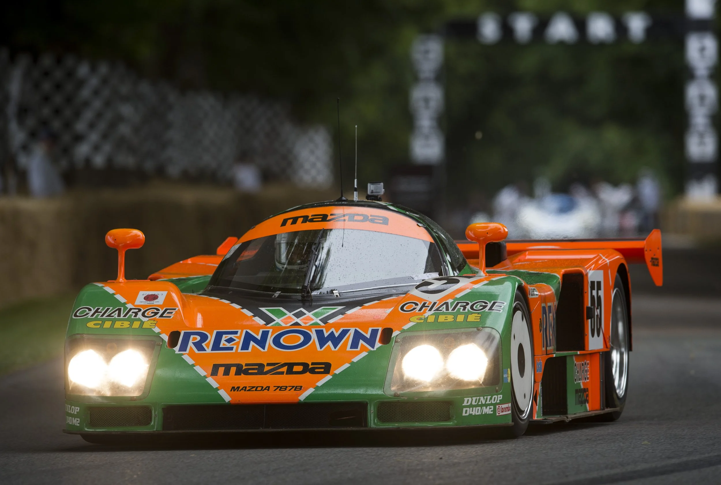 1991 Le Mans Winning Mazda 787B Returns to Goodwood