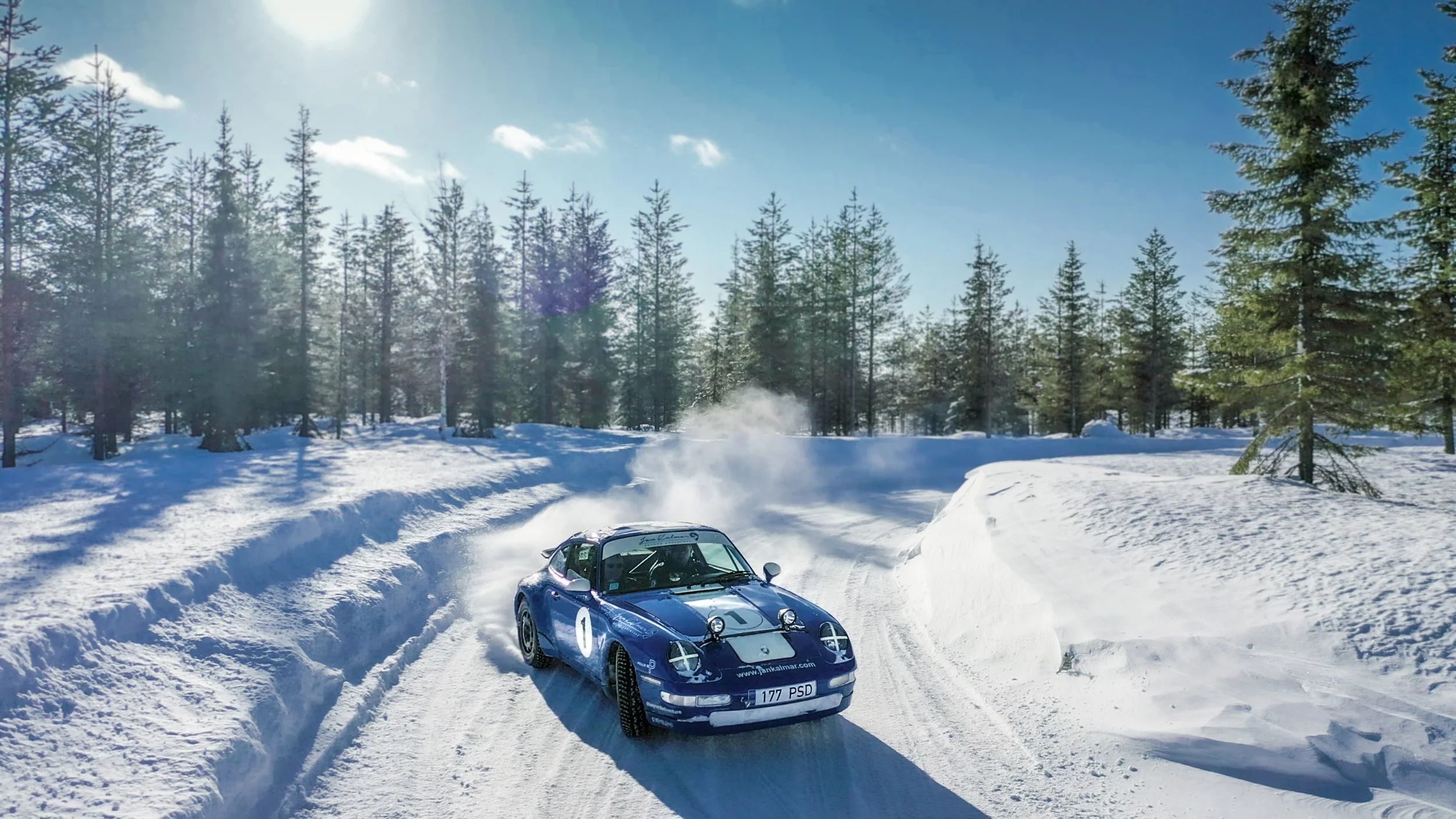 Drive Rally Prepared Porsche 911s in Lapland