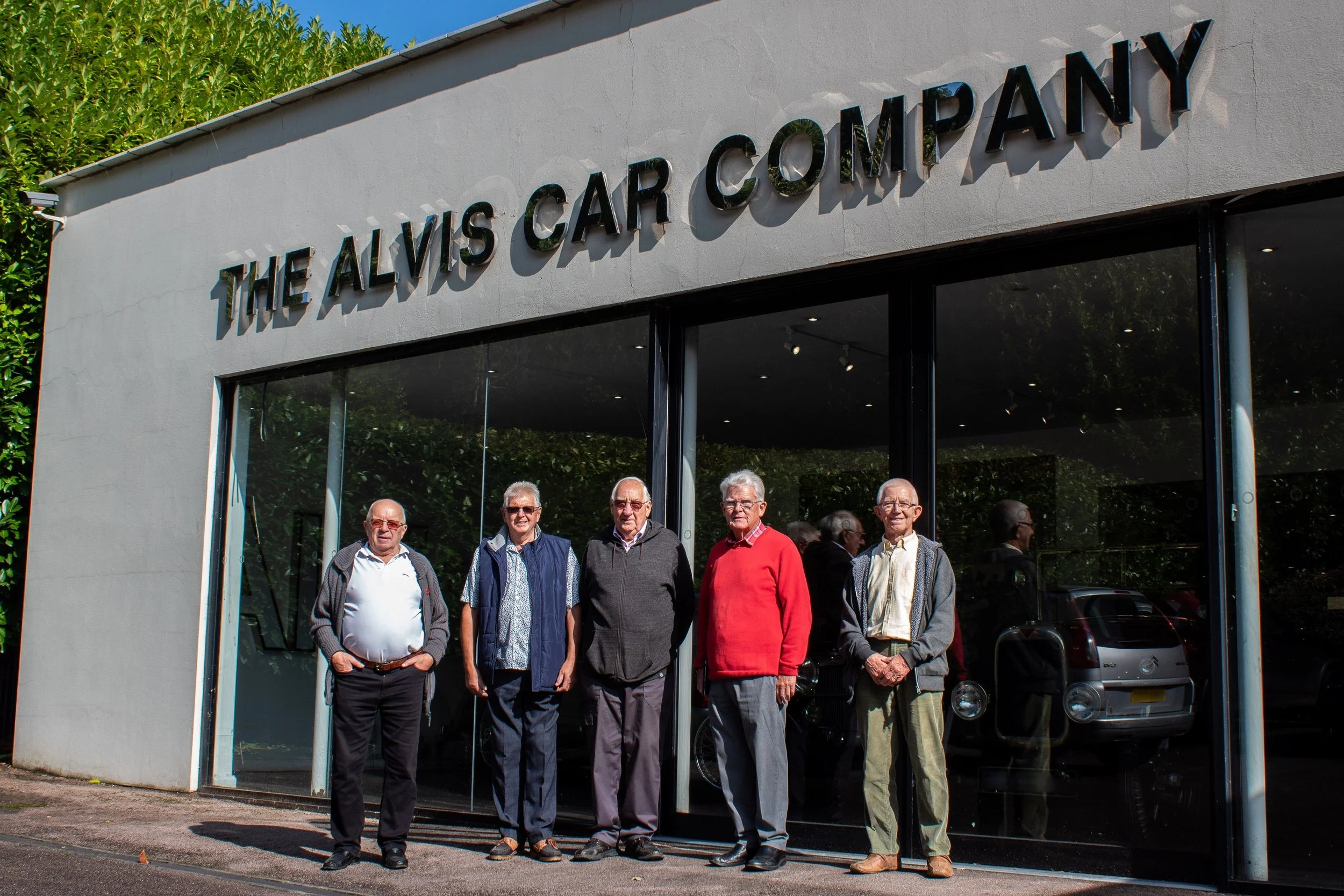 Former Employees Return to Visit The Alvis Car Company 