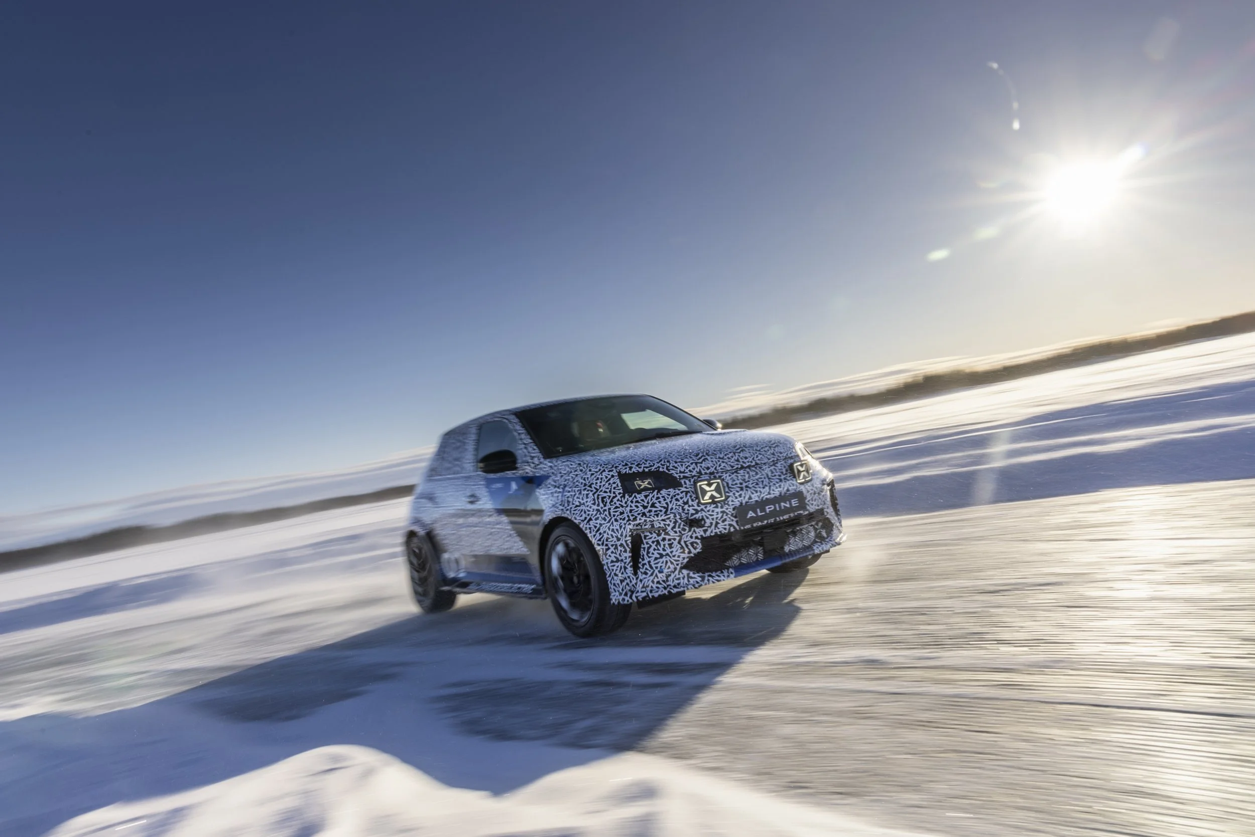 Alpine A290 tested at the Arctic Circle