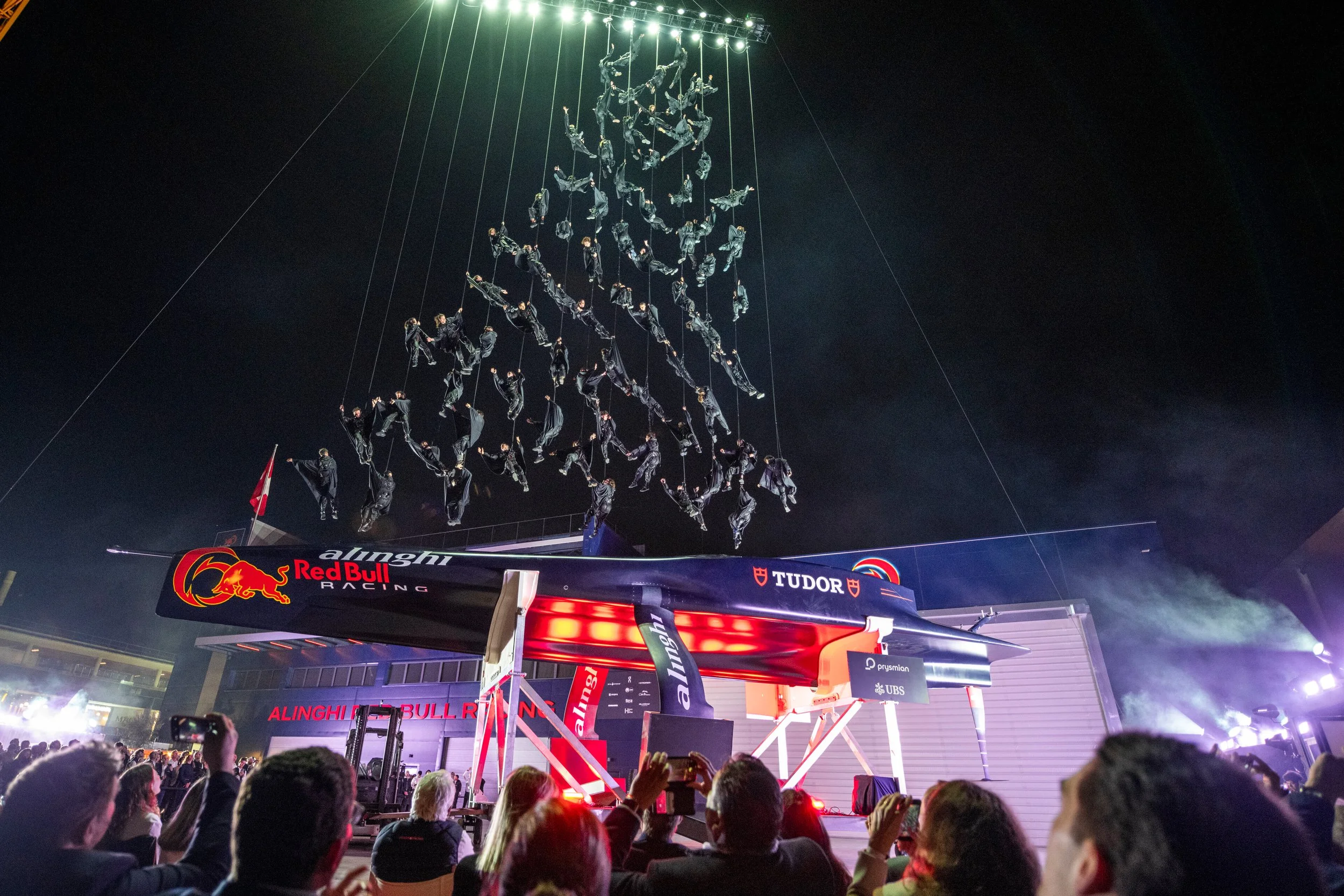 Alinghi Red Bull Racing BoatOne unveiled in Barcelona