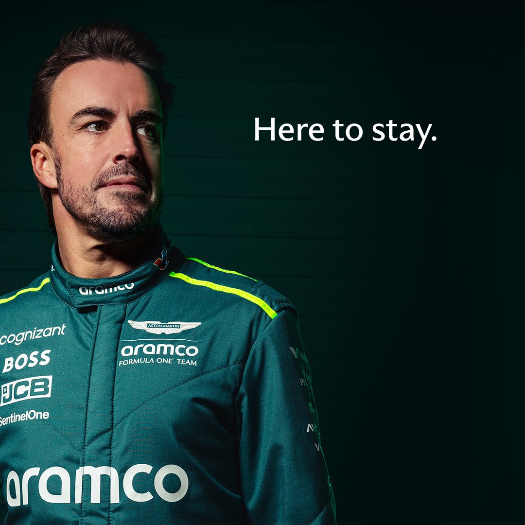 Fernando Alonso signs new deal with Aston Martin