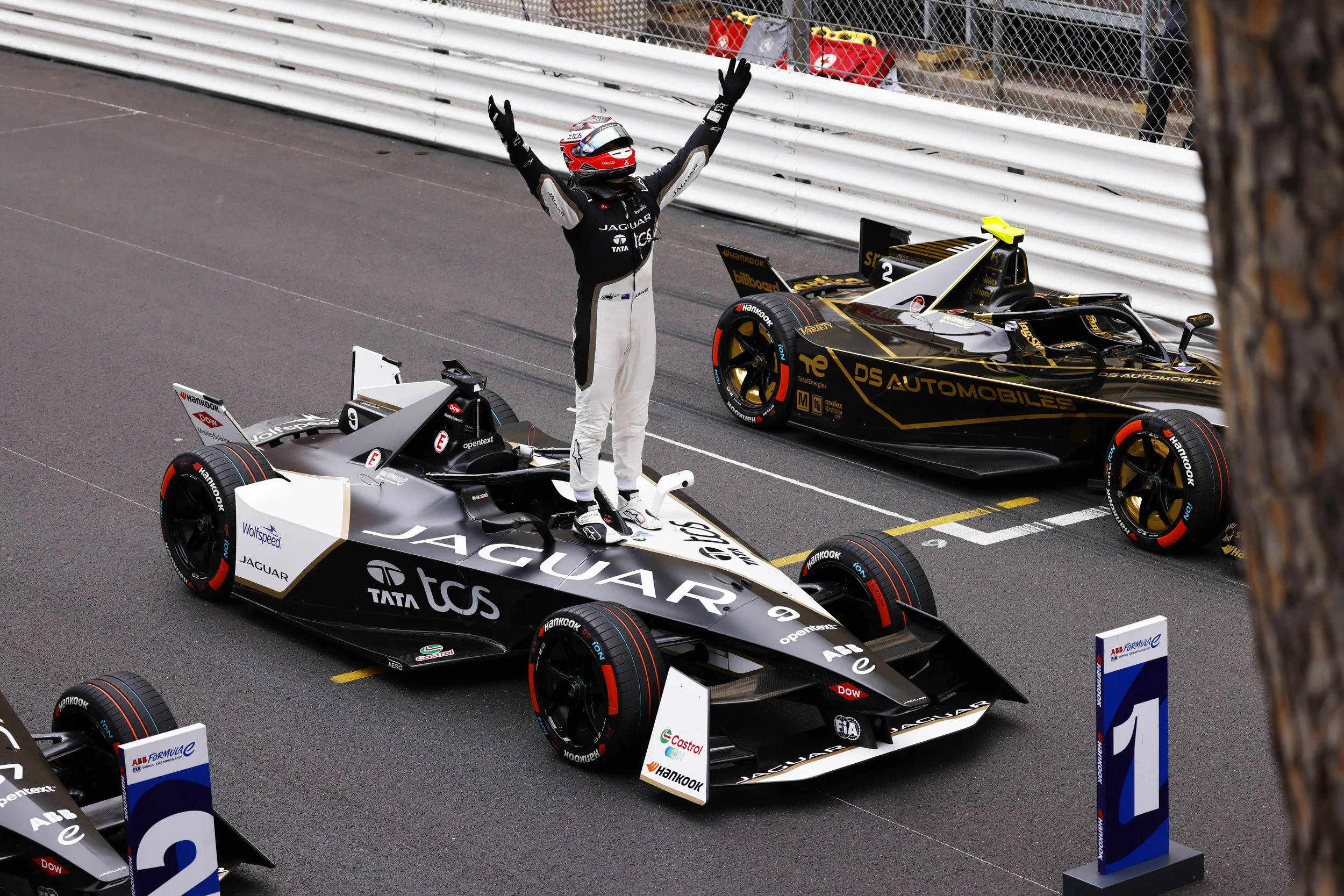 Jaguar secures Monaco Formula E 1-2