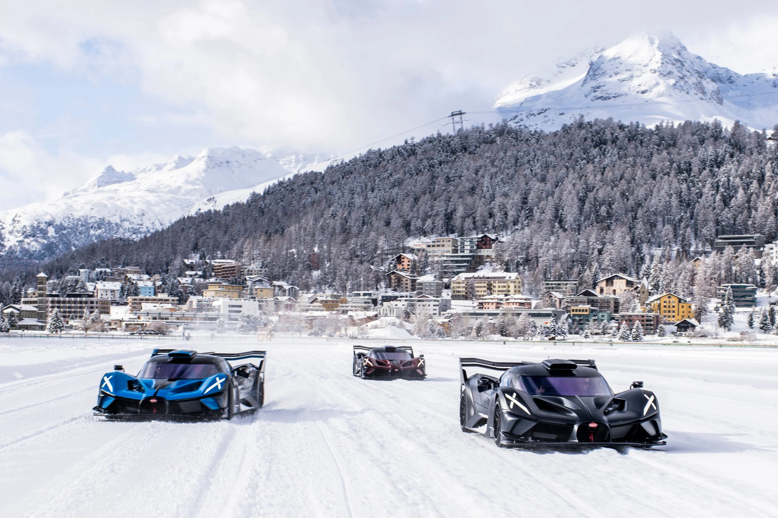 Ice Ice Baby! Bugatti takes on the frozen Lake St. Moritz - In Pictures