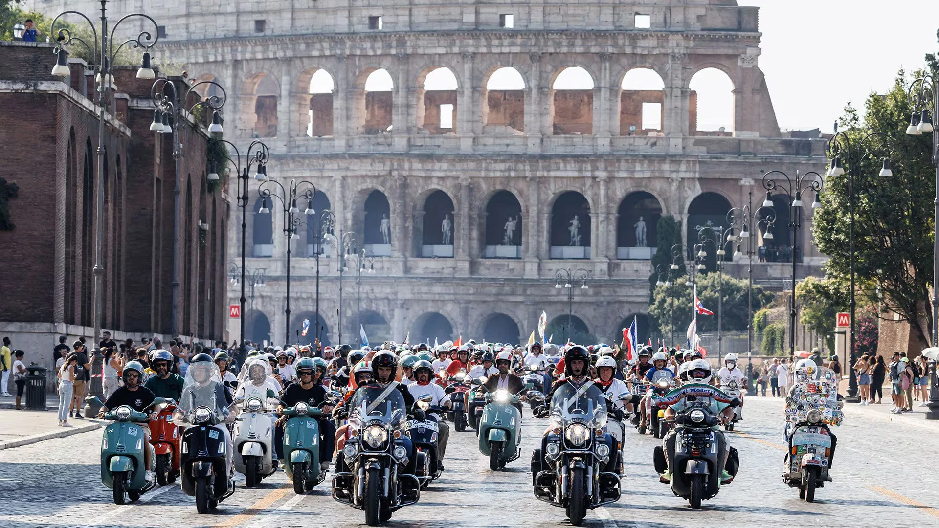 Vespa 80th anniversary celebrations take place in Rome