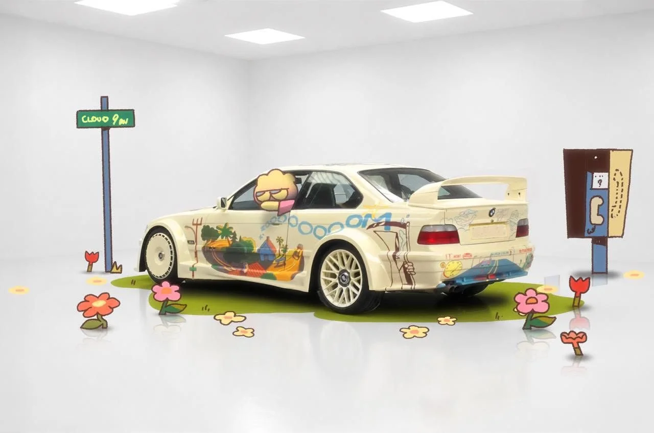This one-off BMW E36 art piece is pure millennial nostalgia