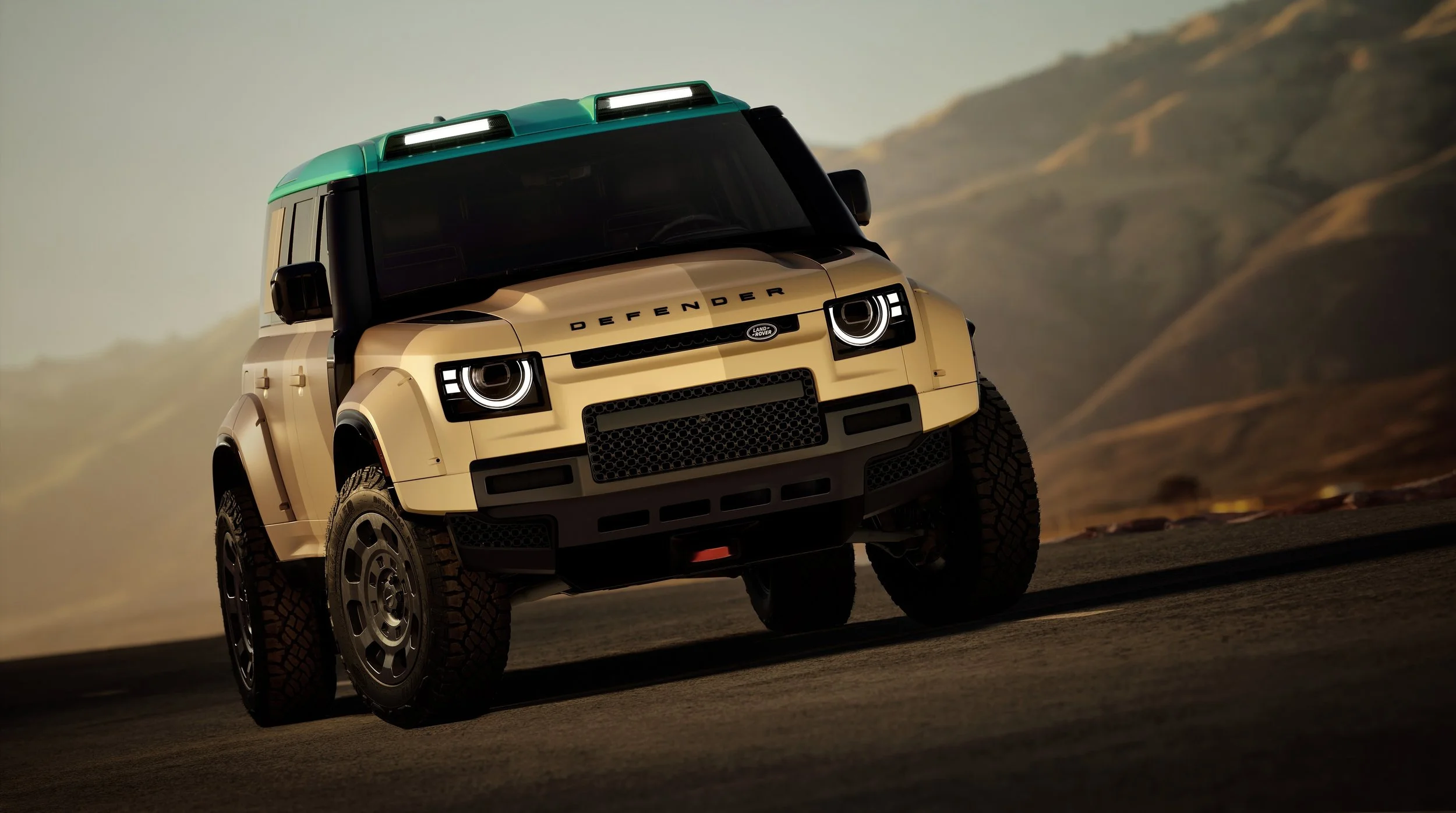 Defender reveals road legal 2026 Dakar Rally-winning model