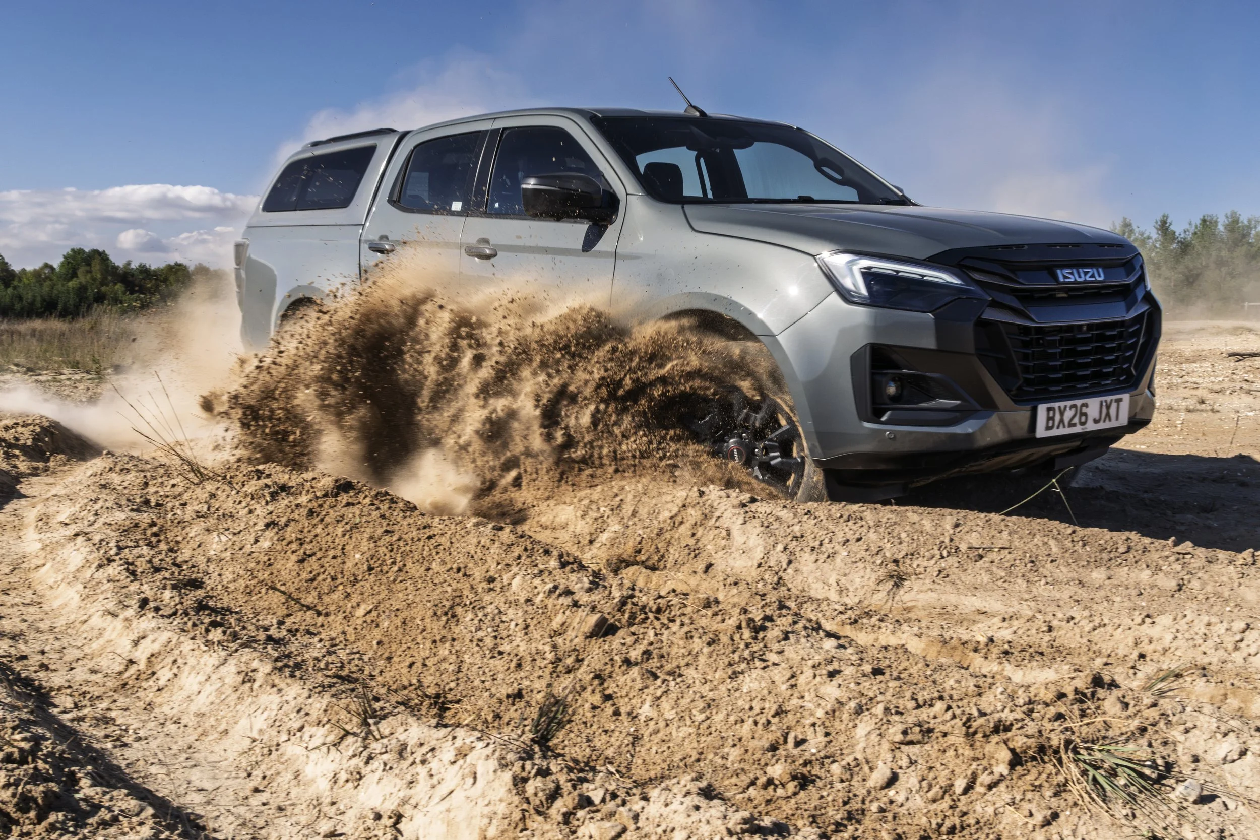 Isuzu D-Max on Sand off road 