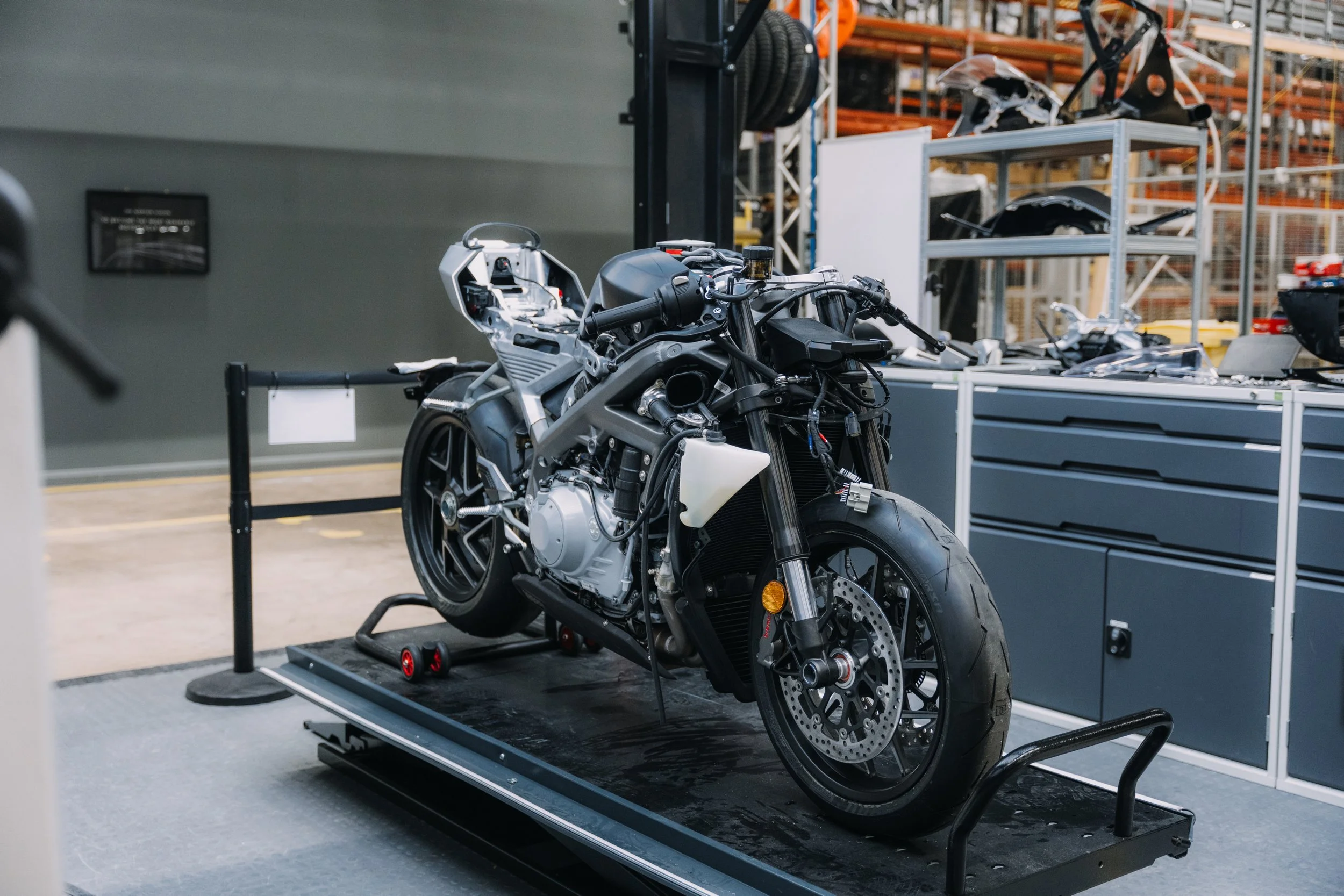 Norton Manx in factory build