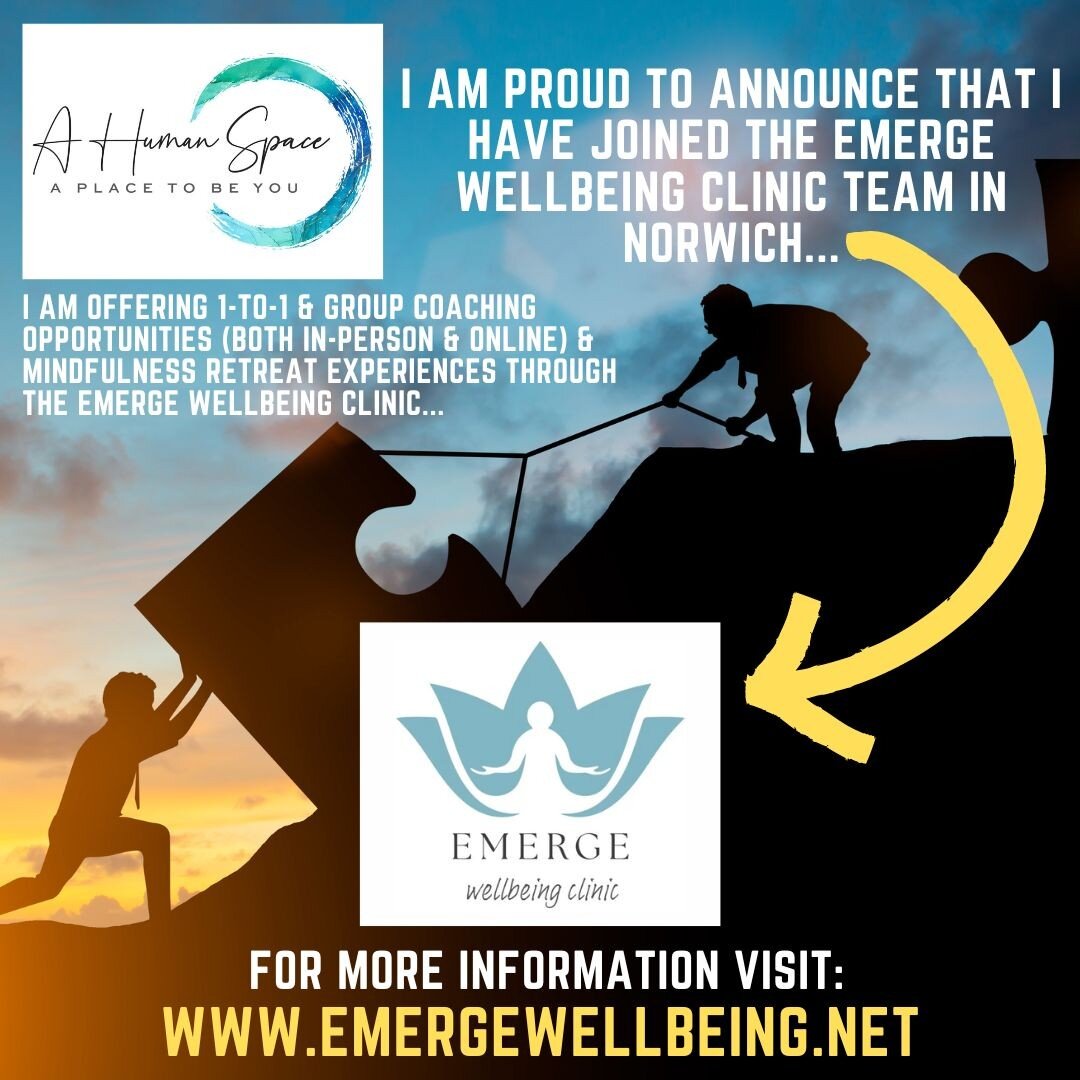 I am very proud to announce that I have joined the team @ EMERGE WELLBEING CLINIC in Norwich.

I met Elska, the owner of Emerge Wellbeing Clinic, in April 2022 (23rd &amp; 24th) when I attended my first Wellbeing Festival at St. Andrews Halls in Norw