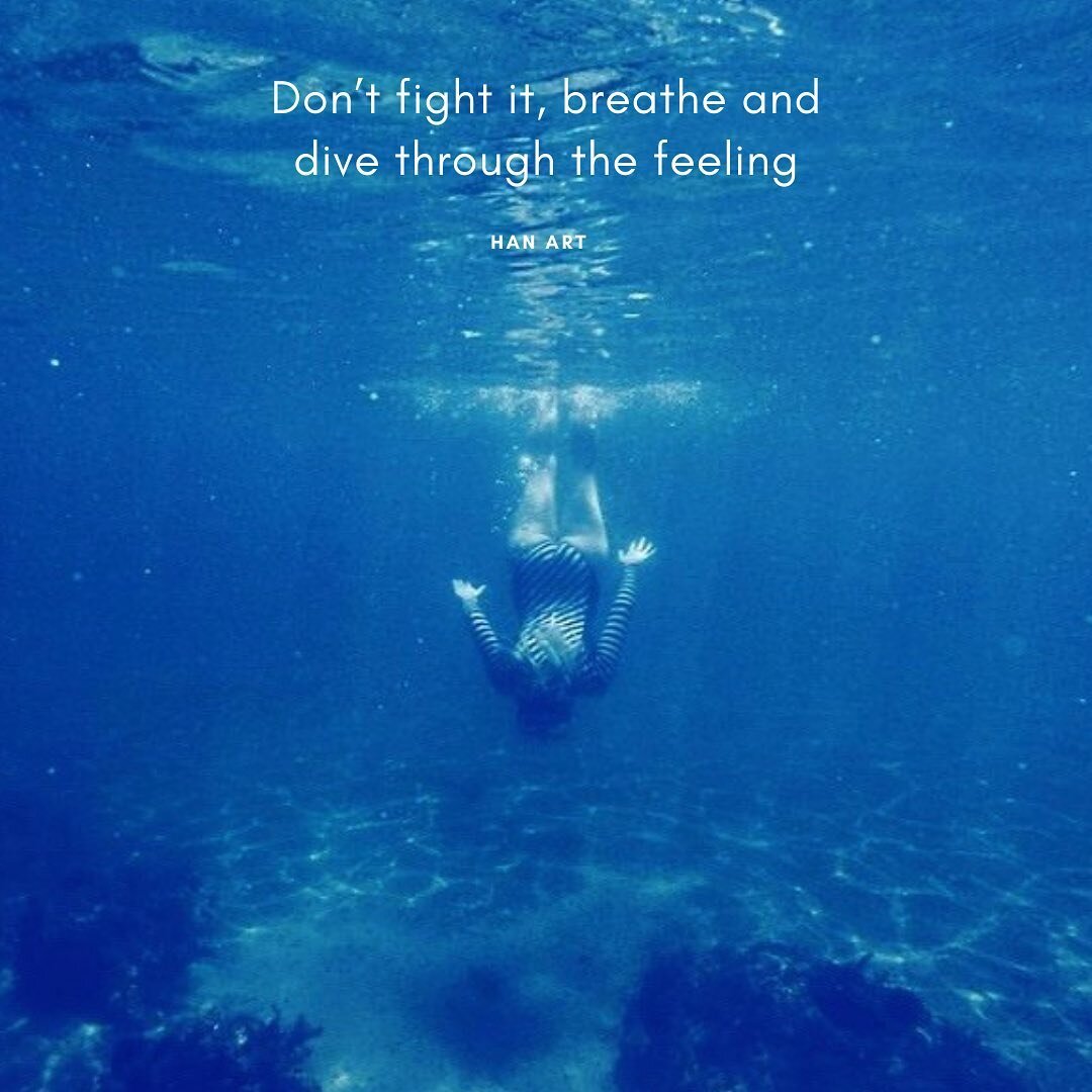 I heard an analogy a little while ago comparing facing grief with diving into the ocean. It said that if you try and fight the waves they will knock you down time and time again and leave you exhausted and frustrated. But, if you see one coming and i