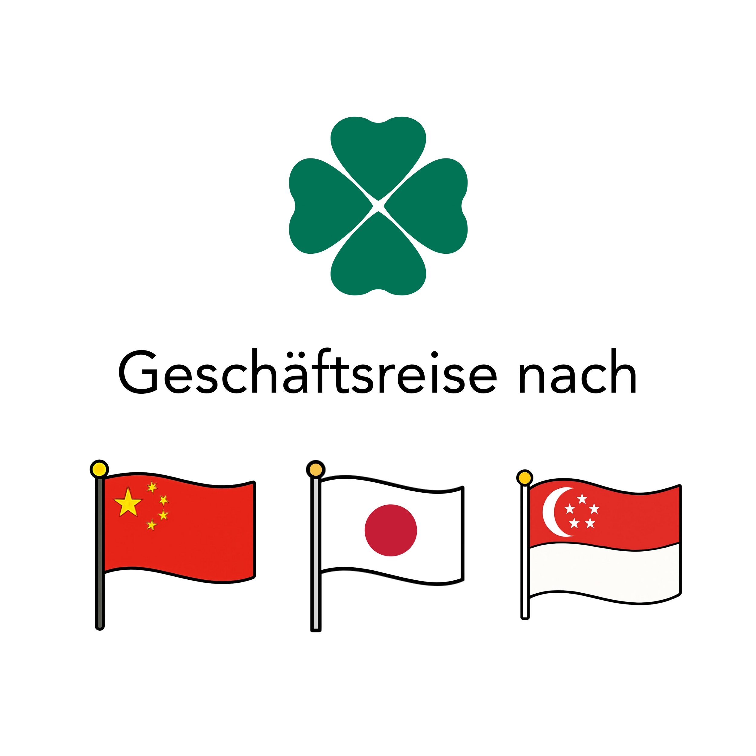 Geschäftsreise nach Asien