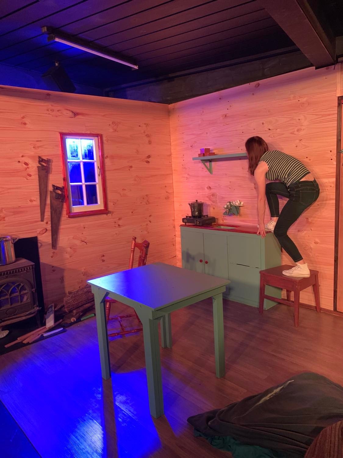 Vanessa climbing kitchen.jpg