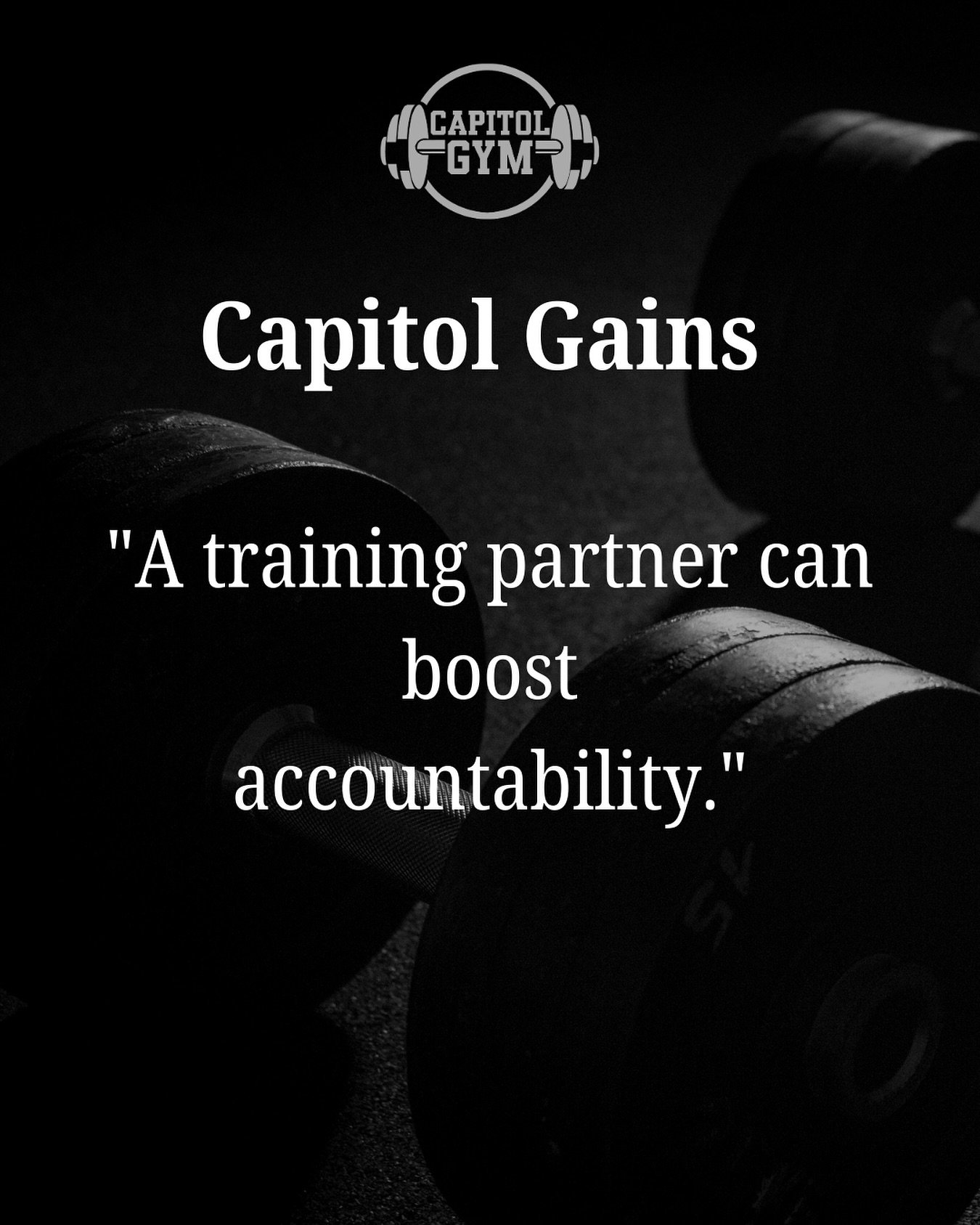 👥 Training alone builds discipline&hellip; but training with a partner builds accountability.

A good training partner will:
✅ Push you when you&rsquo;d normally stop.
✅ Spot you safely on heavy lifts.
✅ Keep you consistent, even on low-motivation d