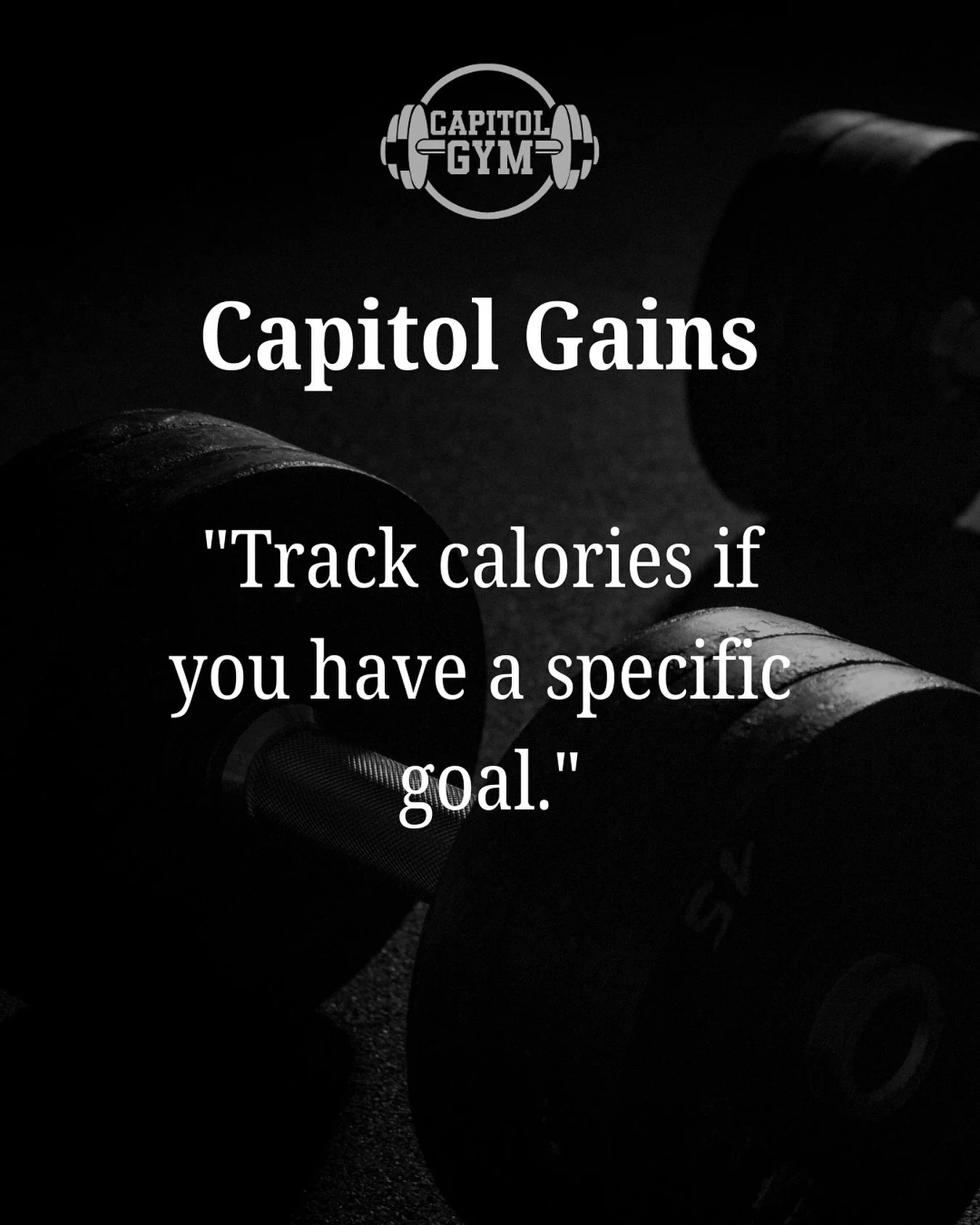 📊 If your goal is specific, whether it&rsquo;s fat loss, muscle gain, or body recomposition, tracking your calories gives you control.

It&rsquo;s not about obsessing over numbers. It&rsquo;s about understanding what your body needs to reach your go
