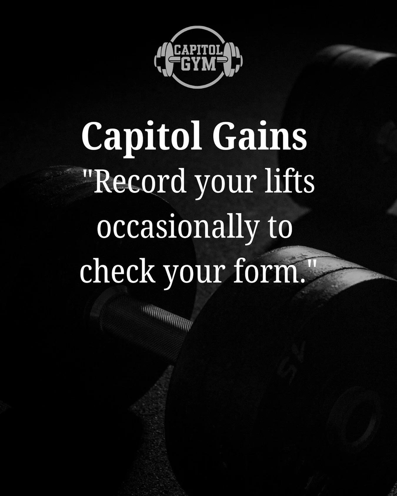 🎥 The camera doesn&rsquo;t lie &mdash; and it&rsquo;s one of the best coaching tools you can use.

Recording your lifts helps you:
✅ Spot technique issues you might not feel in the moment
✅ Track progress in strength and confidence
✅ Make small twea