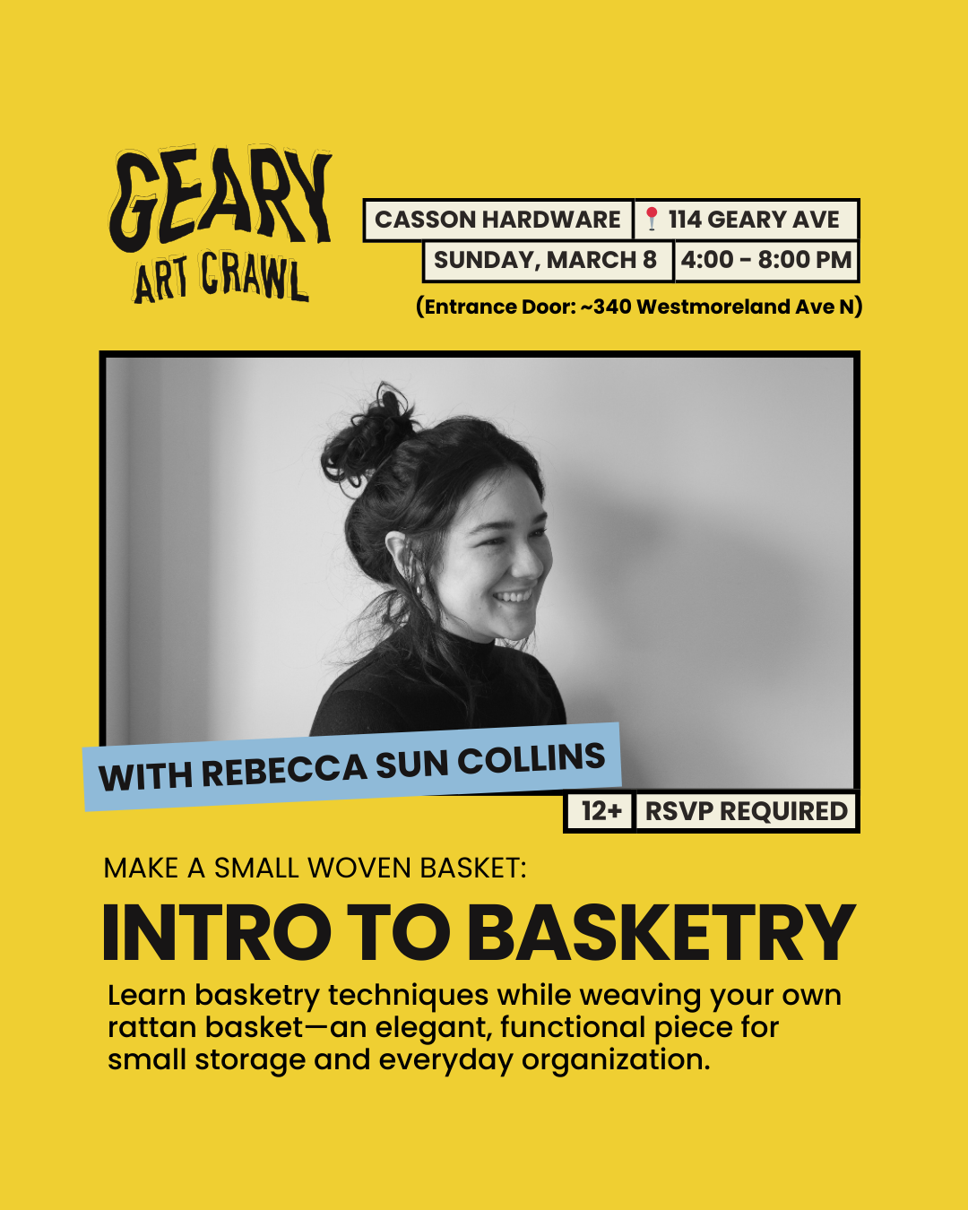 Geary Art Crawl Workshop