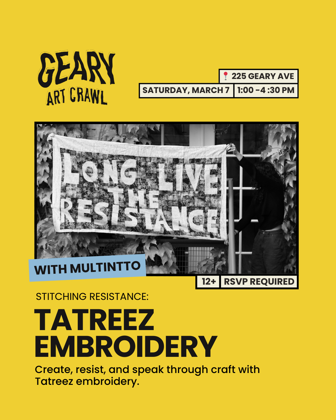 Geary Art Crawl Workshop