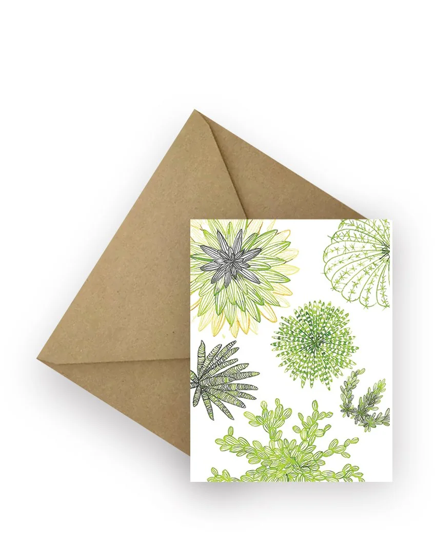 Splash of Succulents Card