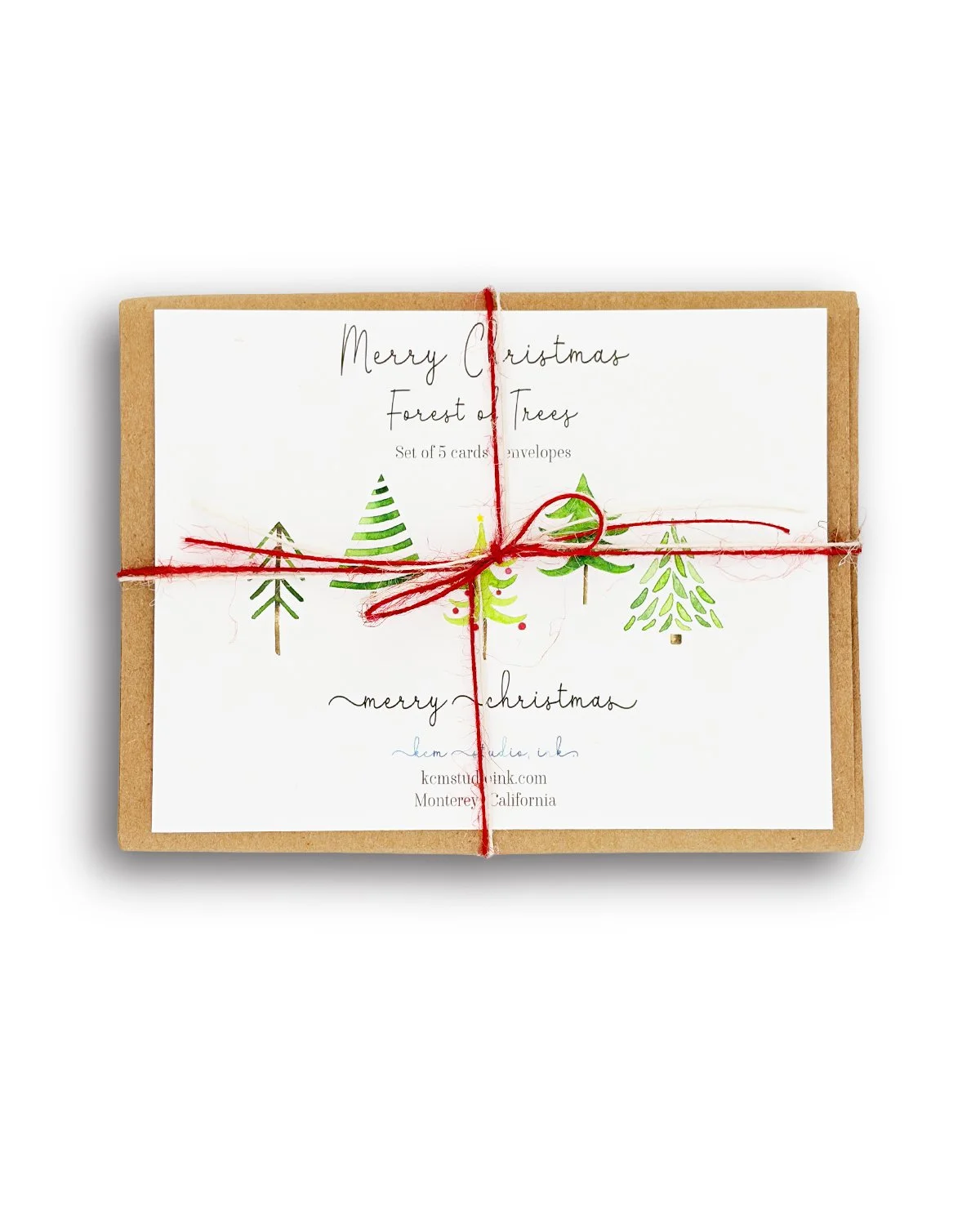 Forest of Trees Gift Set - Merry Christmas