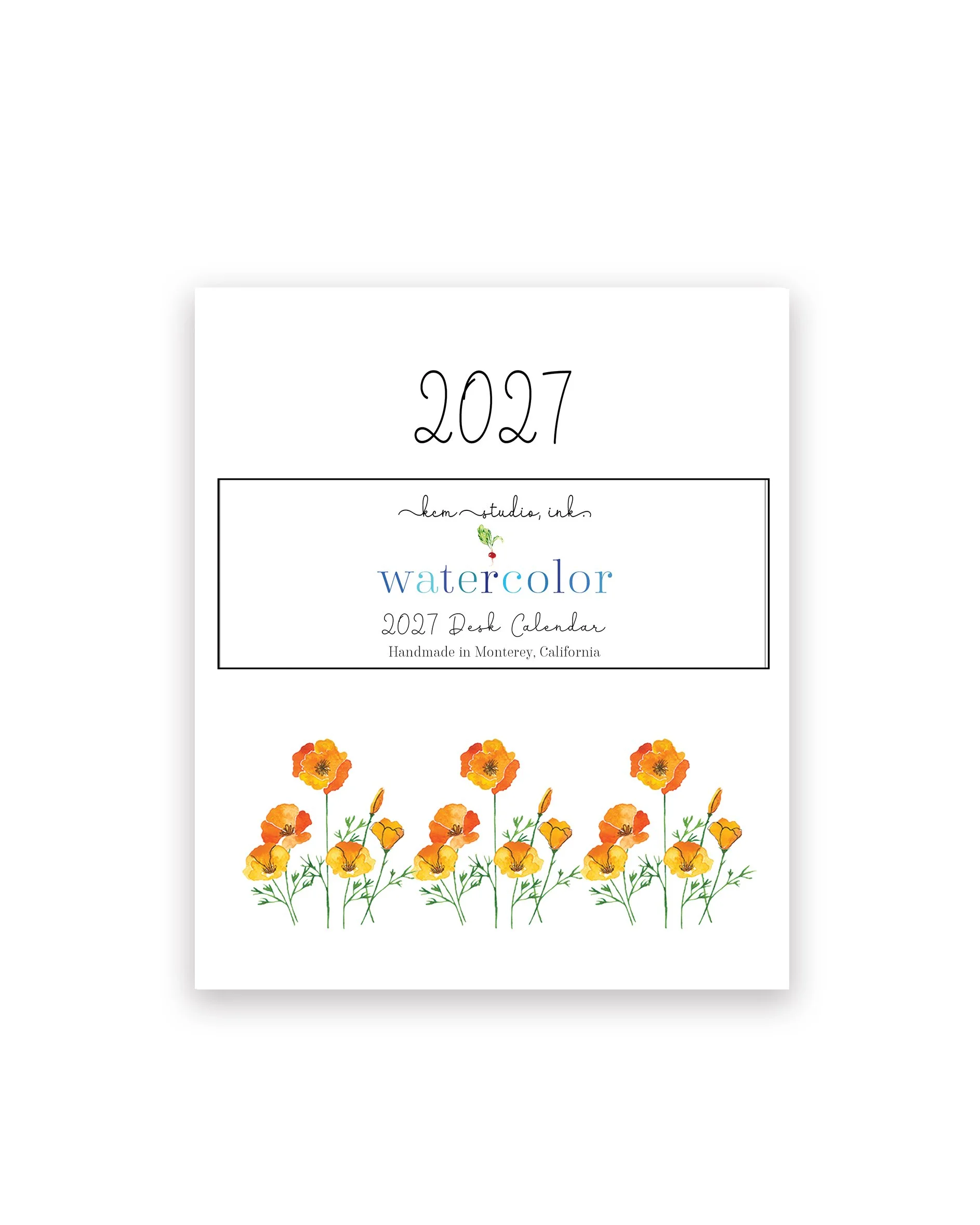 2027 Desk Calendar Refill