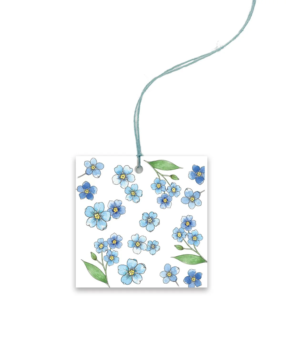 Forget Me Not Gift Tag