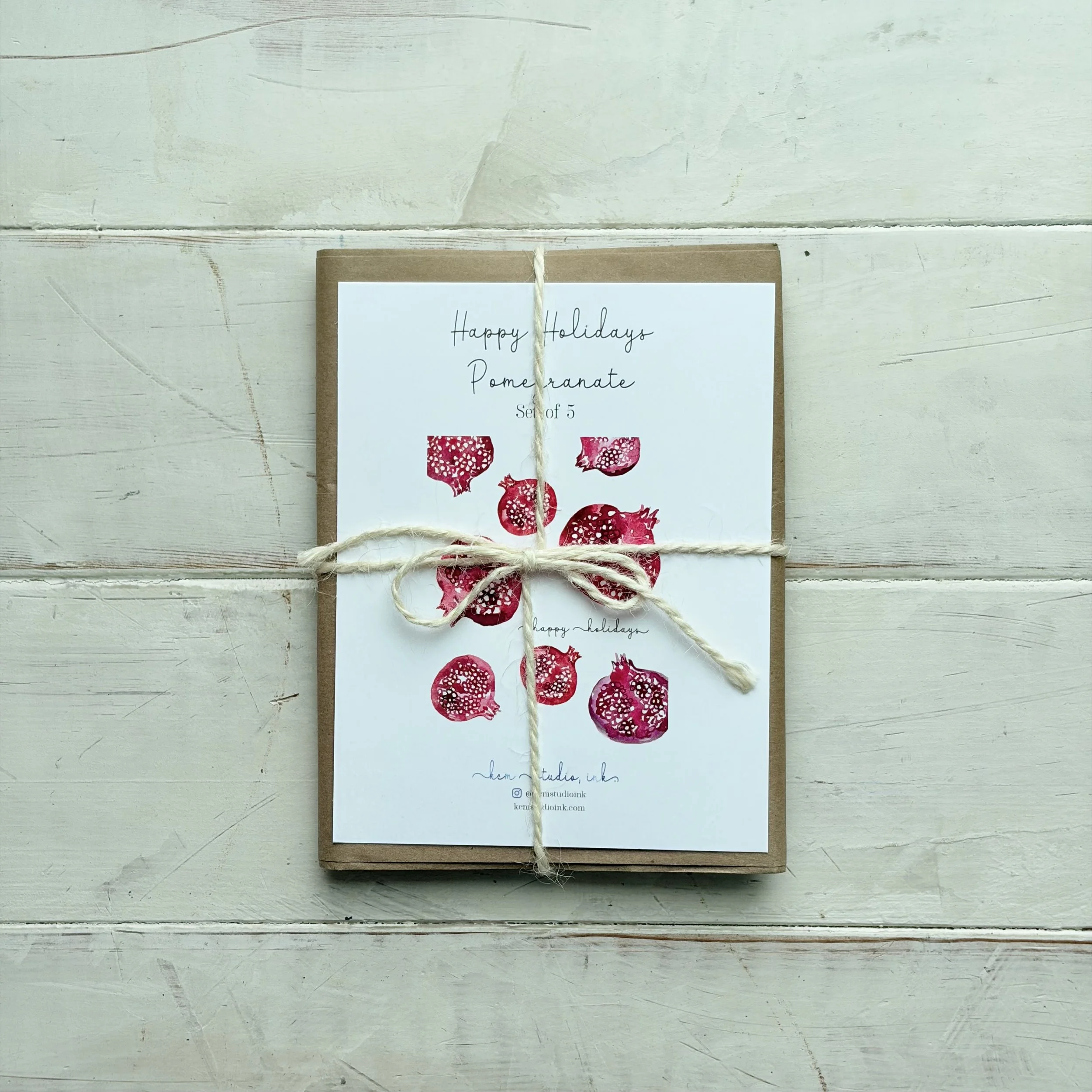 Happy Holidays Pomegranate