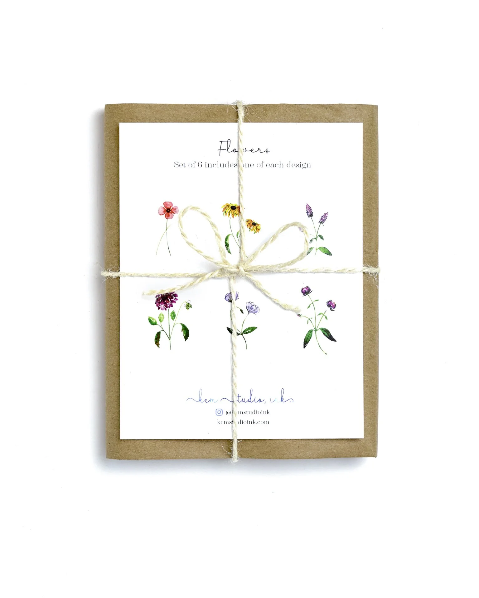 Flower Gift Set (6 assorted cards)