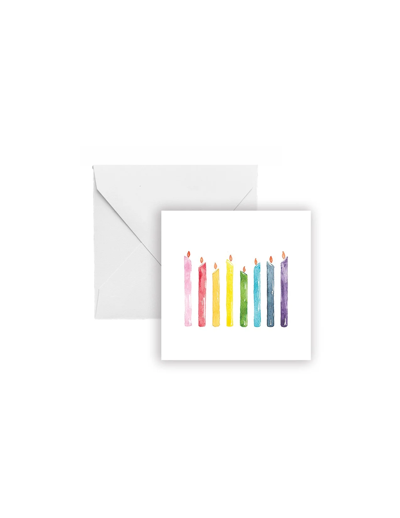 Rainbow Candles Gift Enclosure