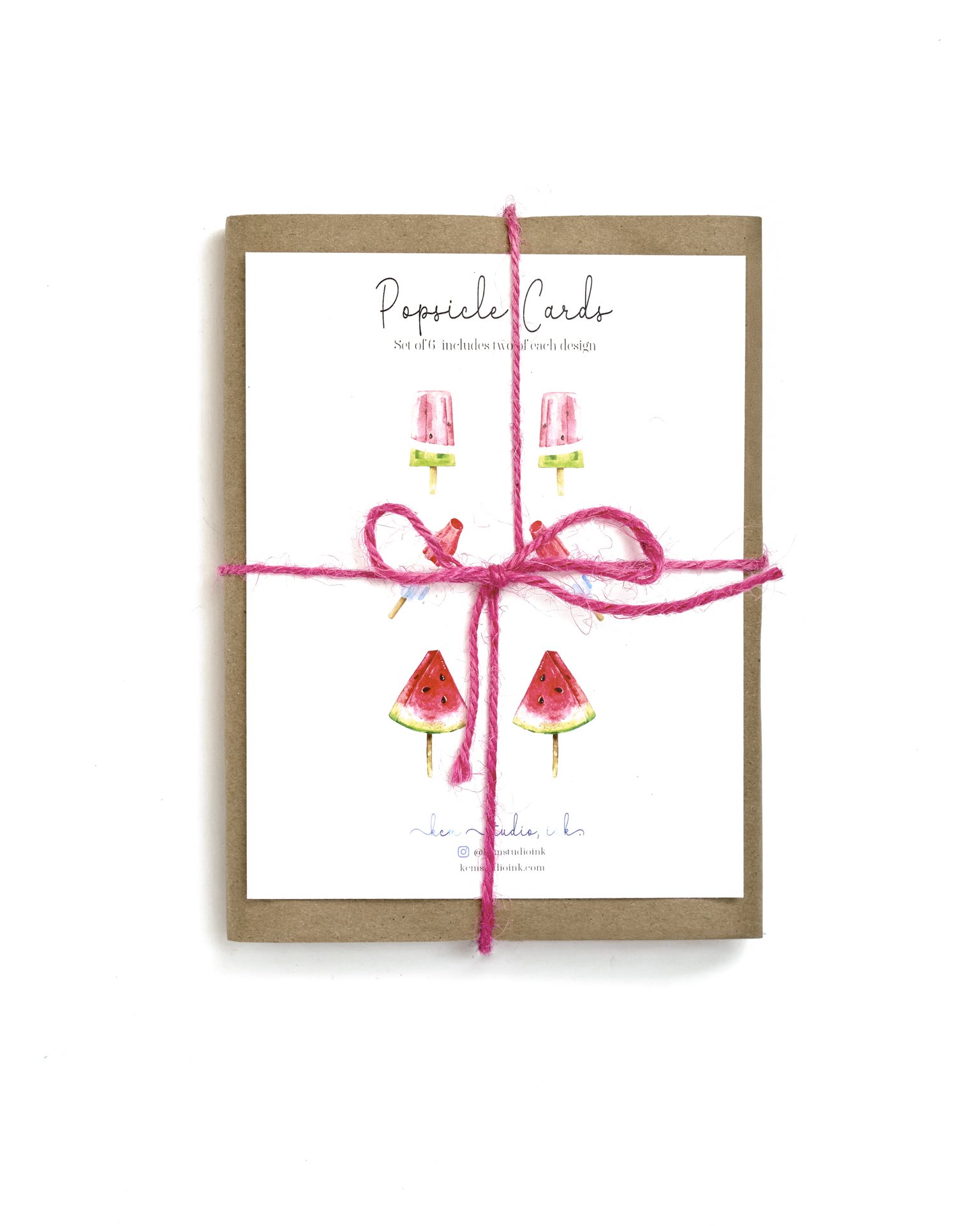Popsicle Card Gift Set (2 of each assorted cards)