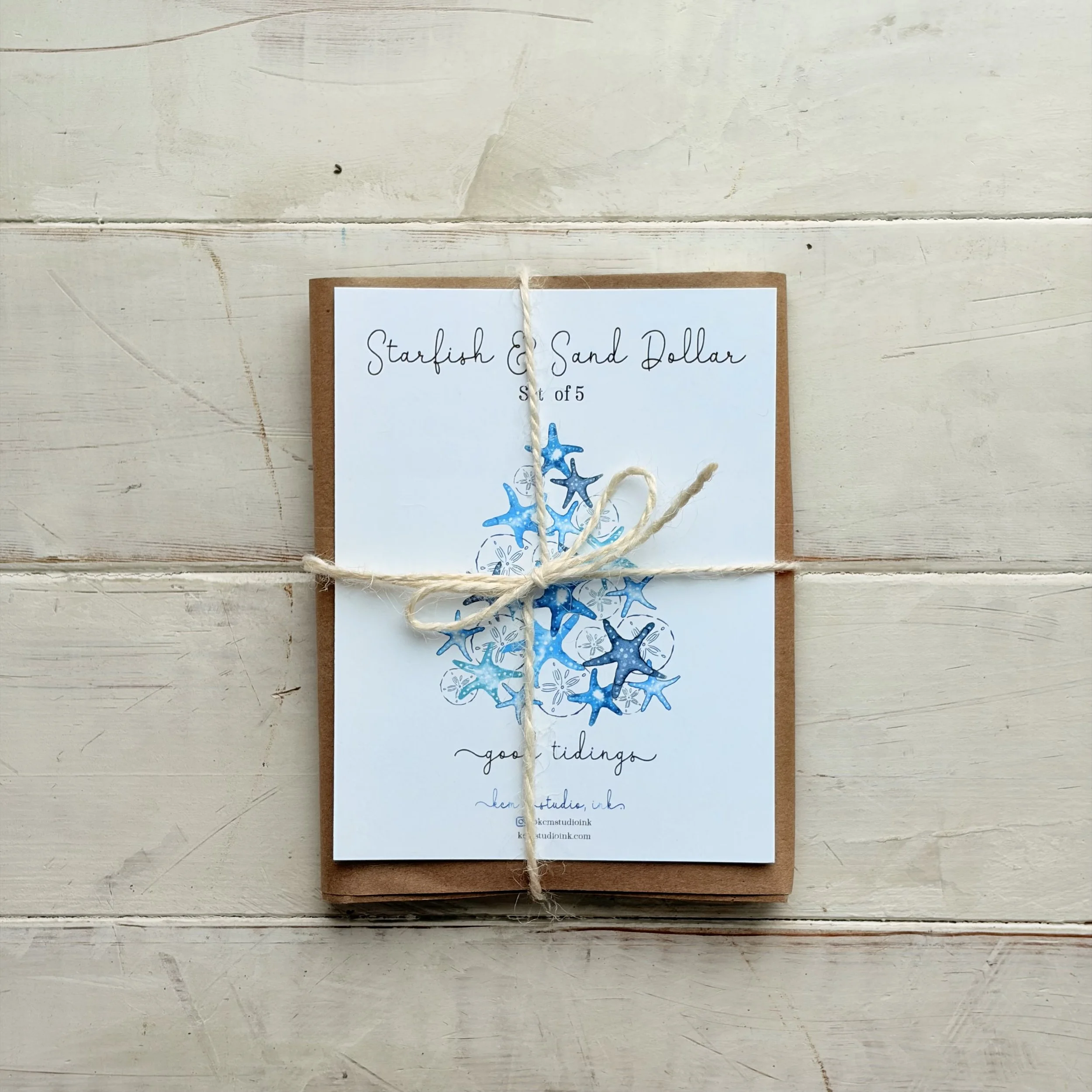 Starfish & Sand Dollar Gift Set