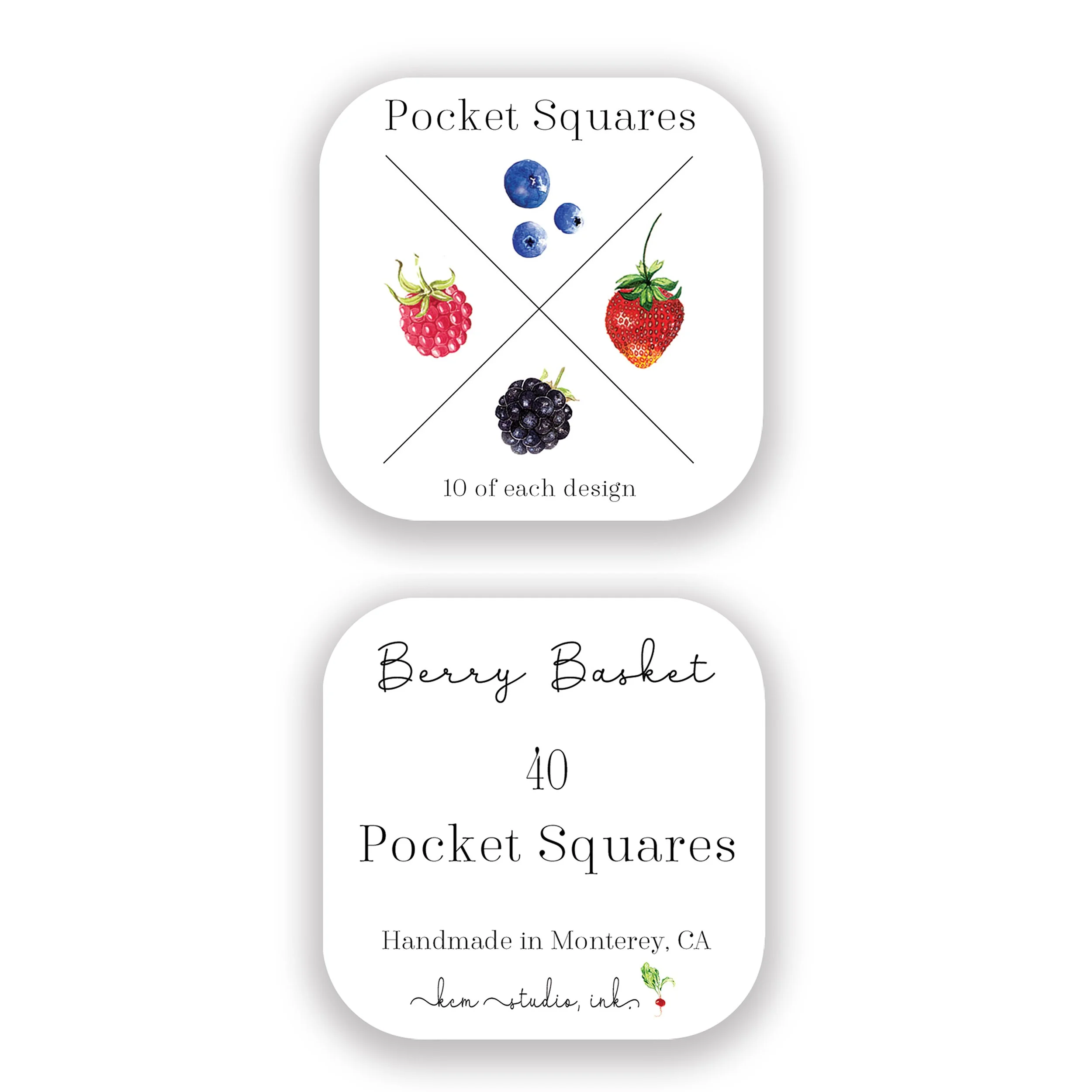 Pocket Squares™ - Berry Basket*