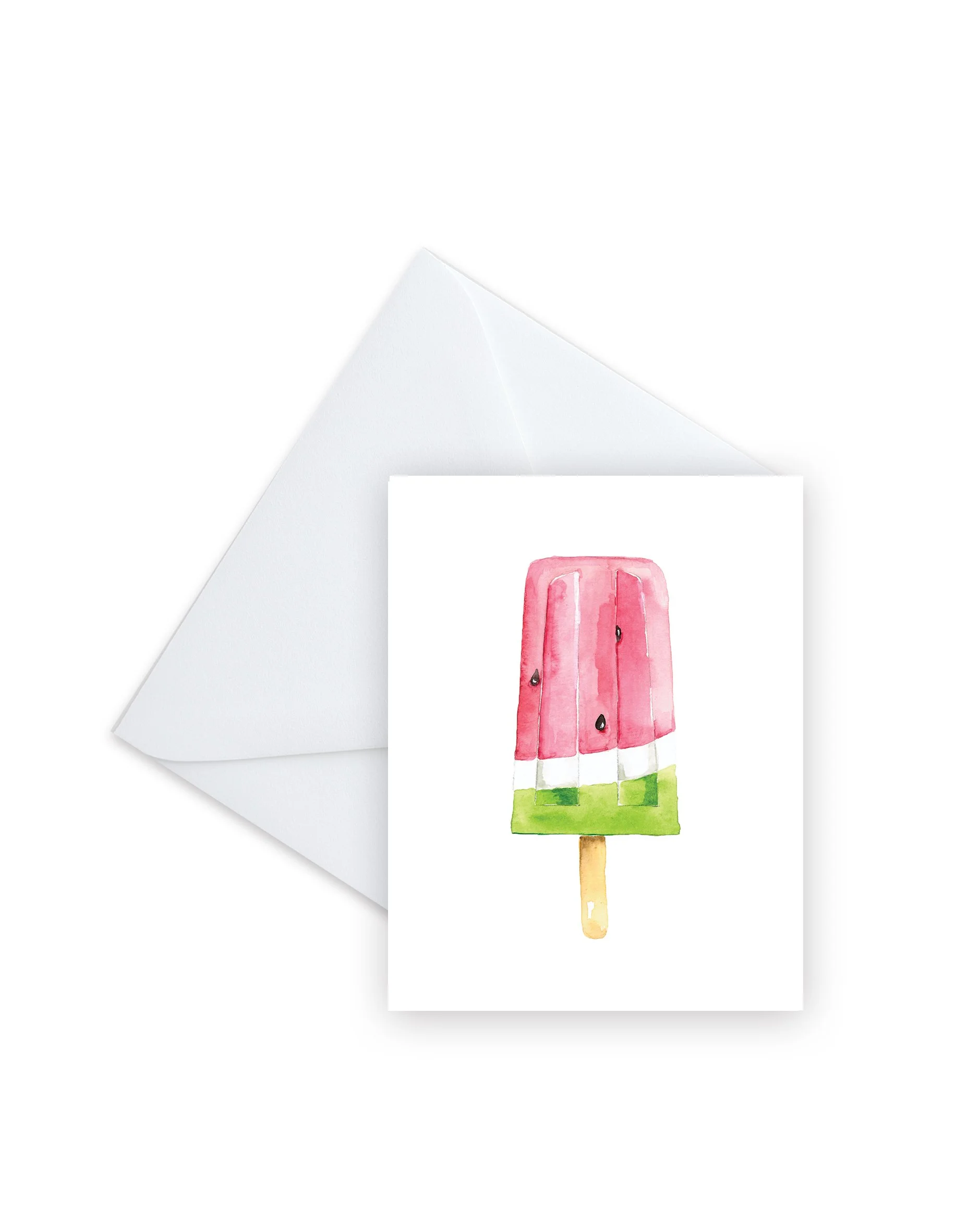 Watermelon Popsicle Card