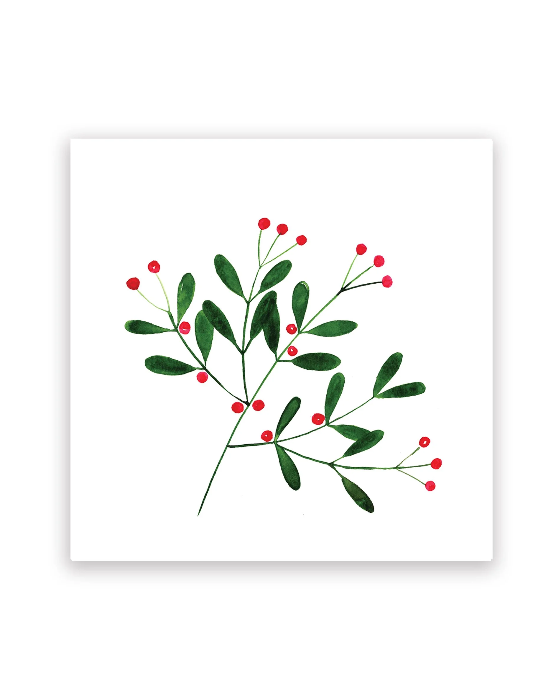Mistletoe Print 8x8