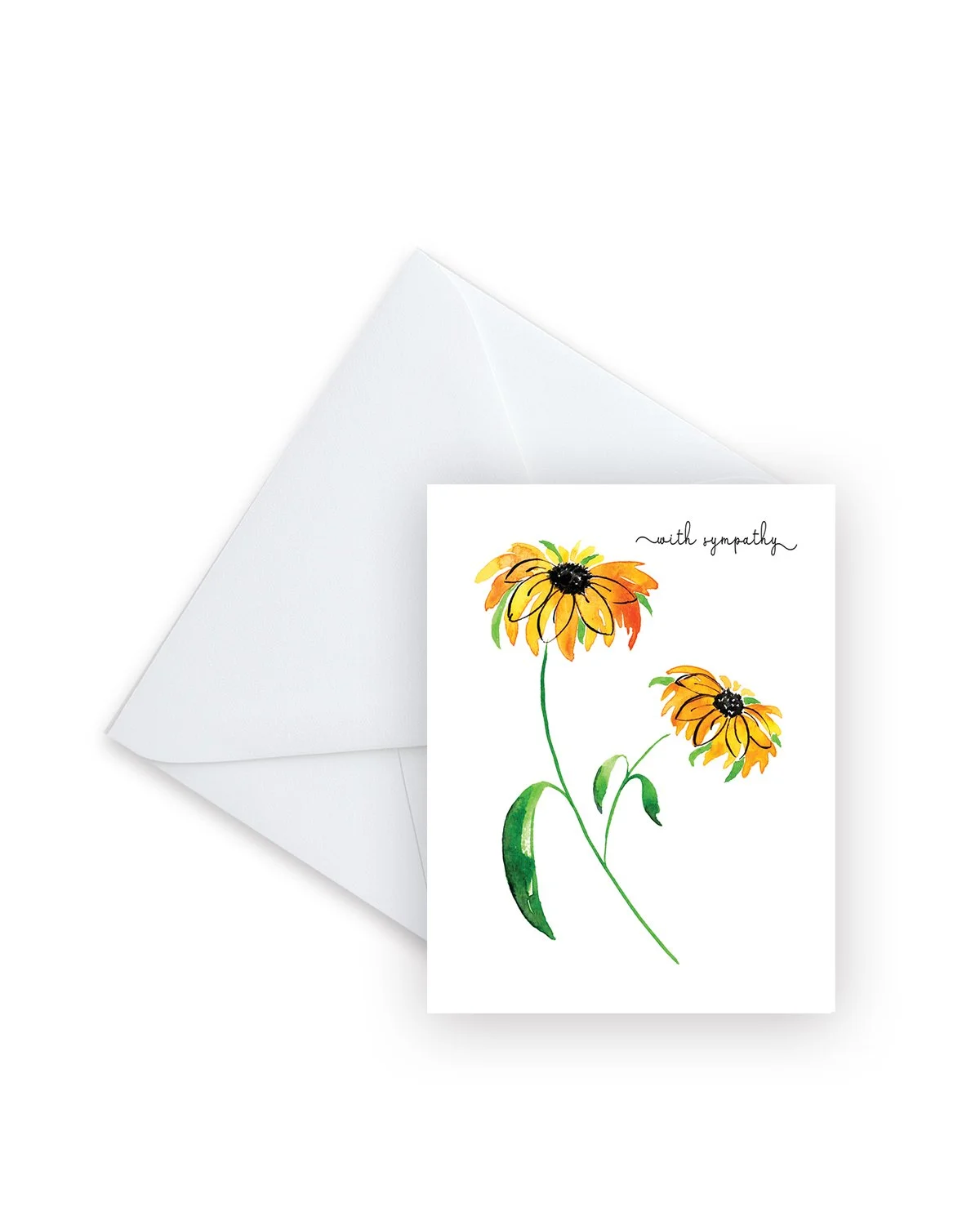 With Sympathy Black Eyed Susan