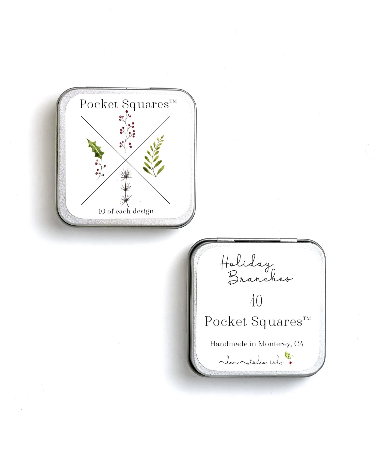 Pocket Squares™ - Holiday Branches*