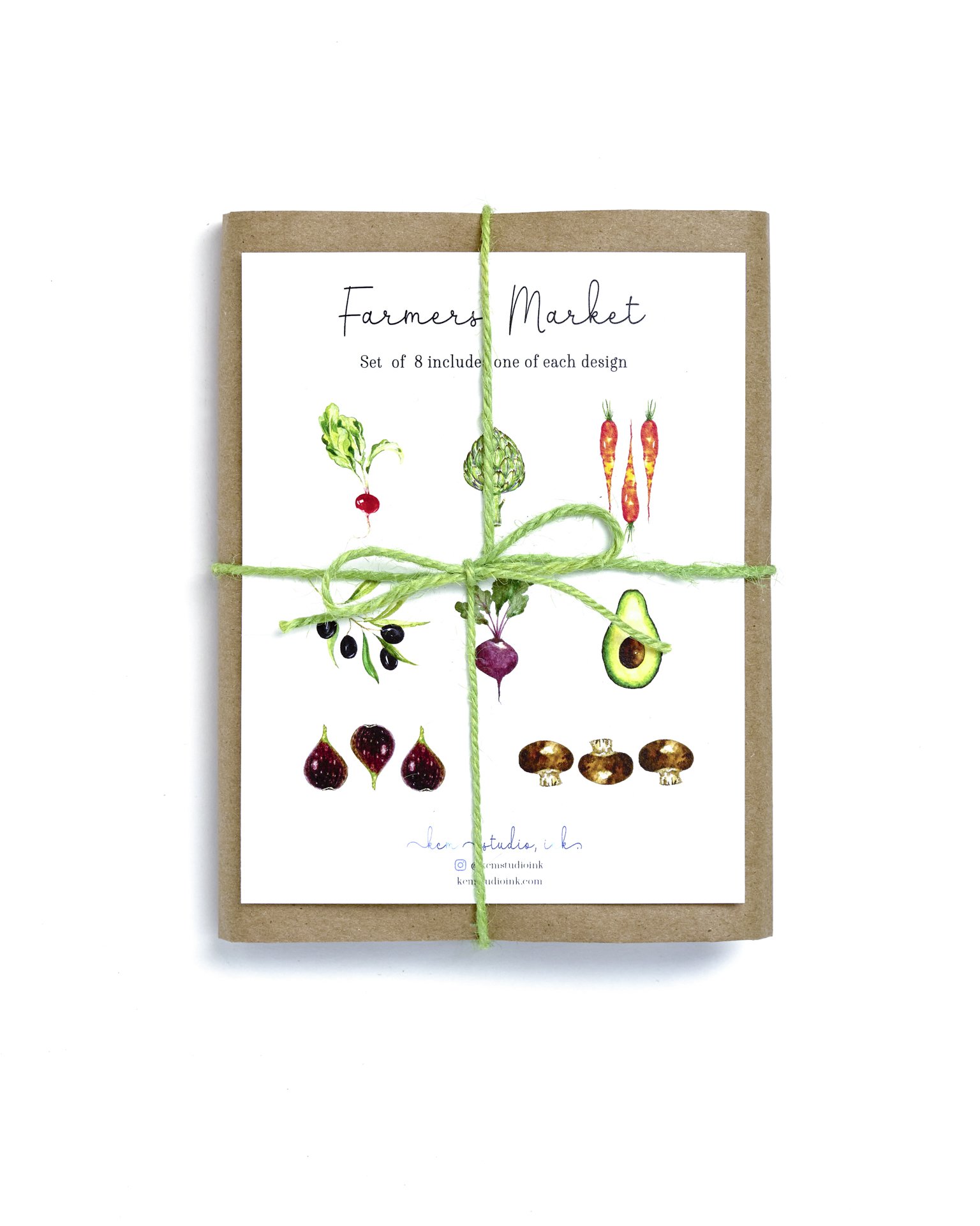 Farmers Market Gift Set - (8 assorted cards)