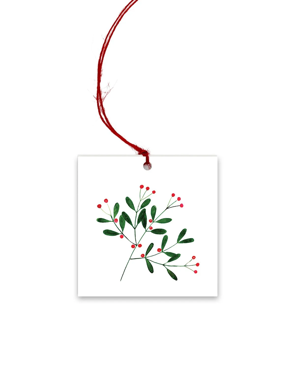 Mistletoe Gift Tag