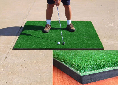Premier Golf Practice Turf Mat w/1Tee (5ft x 5ft)