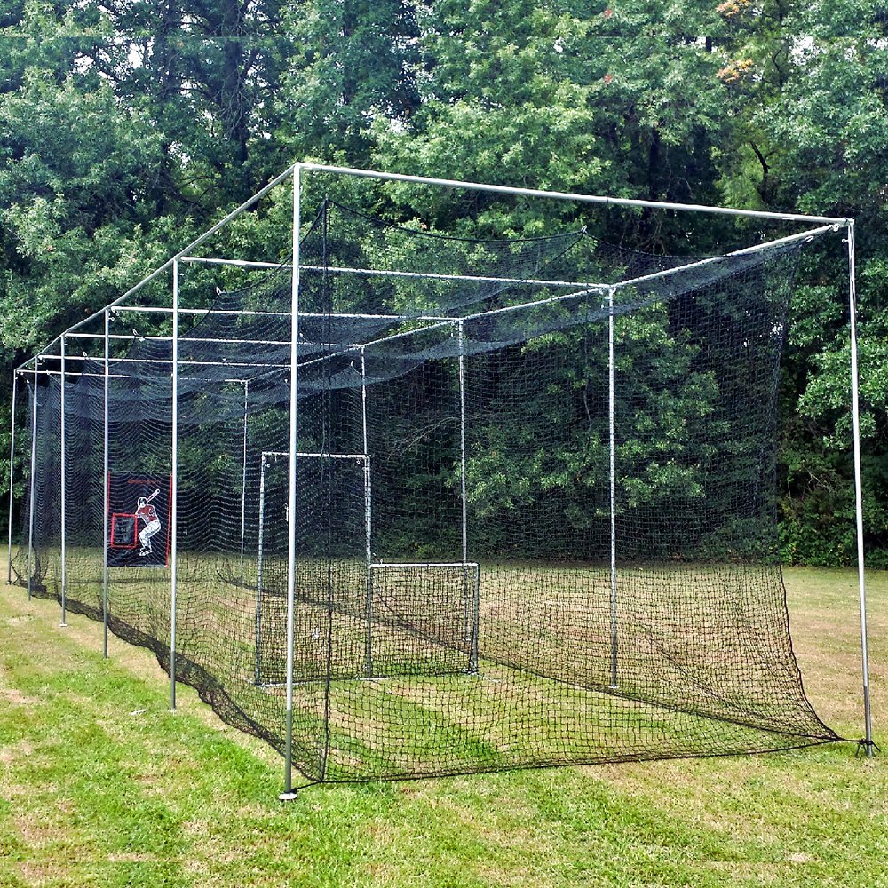 Batting Cage Netting (27Ply) | Baseball Softball Batting Practice Net |  Home Batting Cage 