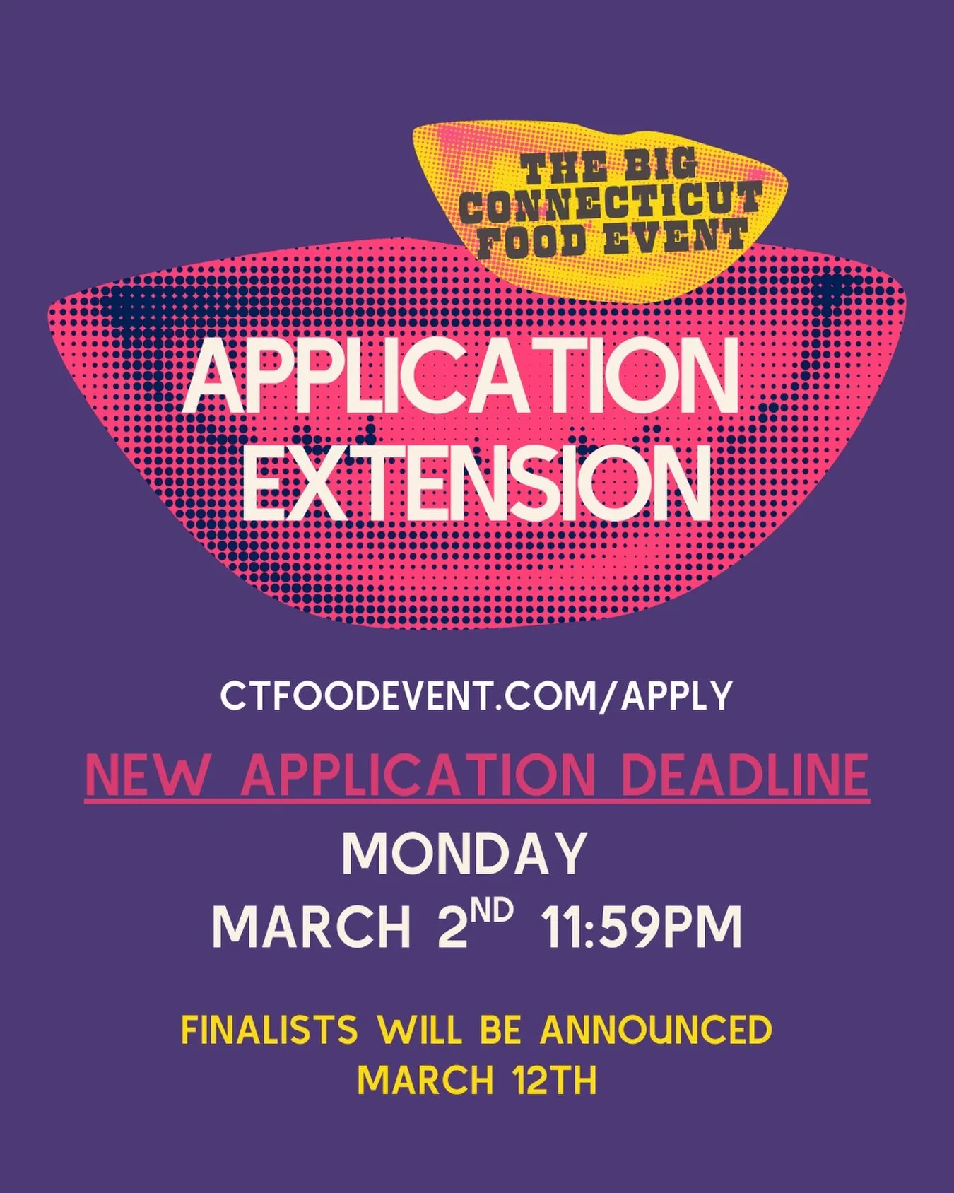 You have more time!
We know the life of a food founder is non-stop. Between production runs, sourcing, and deliveries, the clock moves fast, so we&rsquo;re giving you a few extra days to get your application in!

The deadline to apply for The Big Con