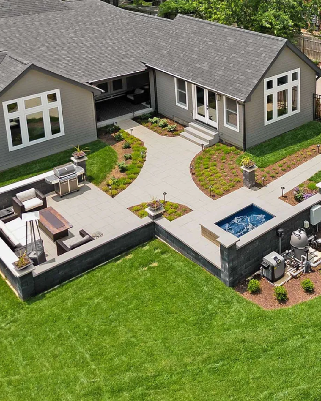 Multi Paver Patio Project
