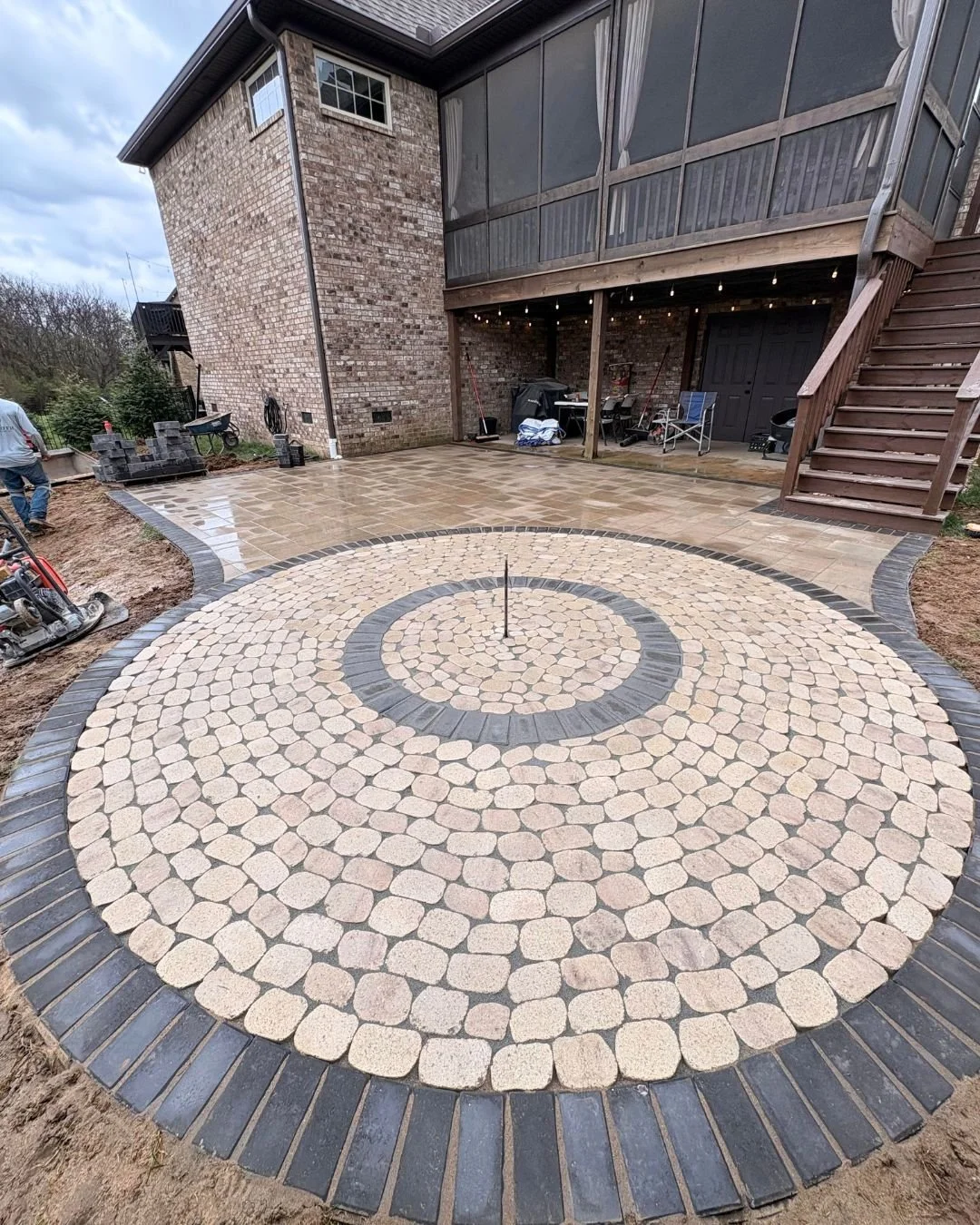 Our homeowner wanted space for a hot tub and a firepit. But just adding space wasn&rsquo;t the goal. Making it feel right was.

Balanced layout. Clean paver transitions.  Everything working together&mdash;not competing.

Slapping pavers down and addi