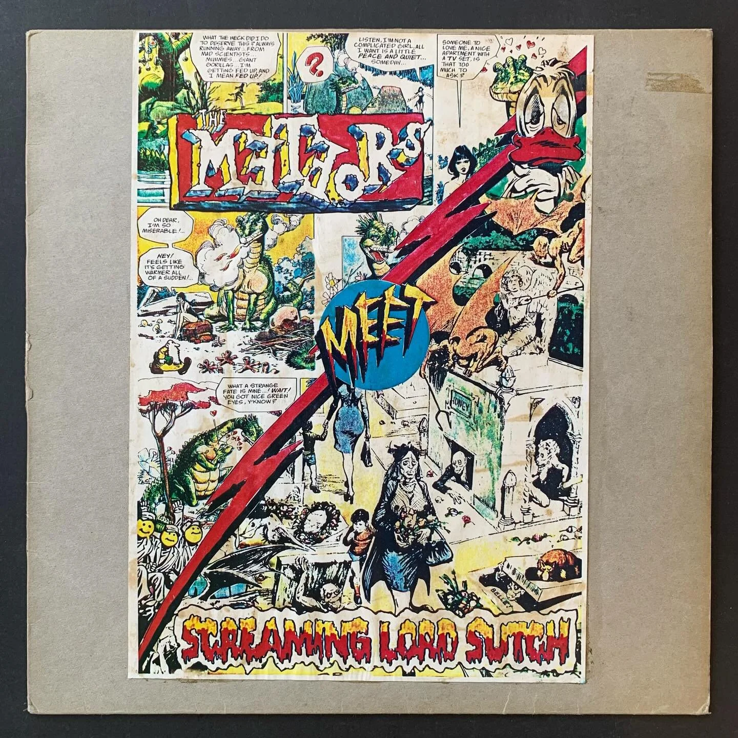 #themeteorsmeetscreaminglordsutch #psychobilly #vinylrecords #vinylrecordcollection #vinylrecordcollector